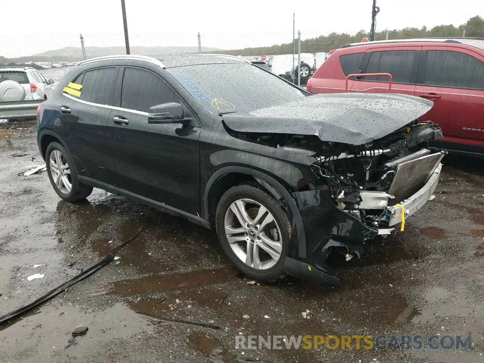 1 Photograph of a damaged car WDCTG4GB4KJ534651 MERCEDES-BENZ G CLASS 2019