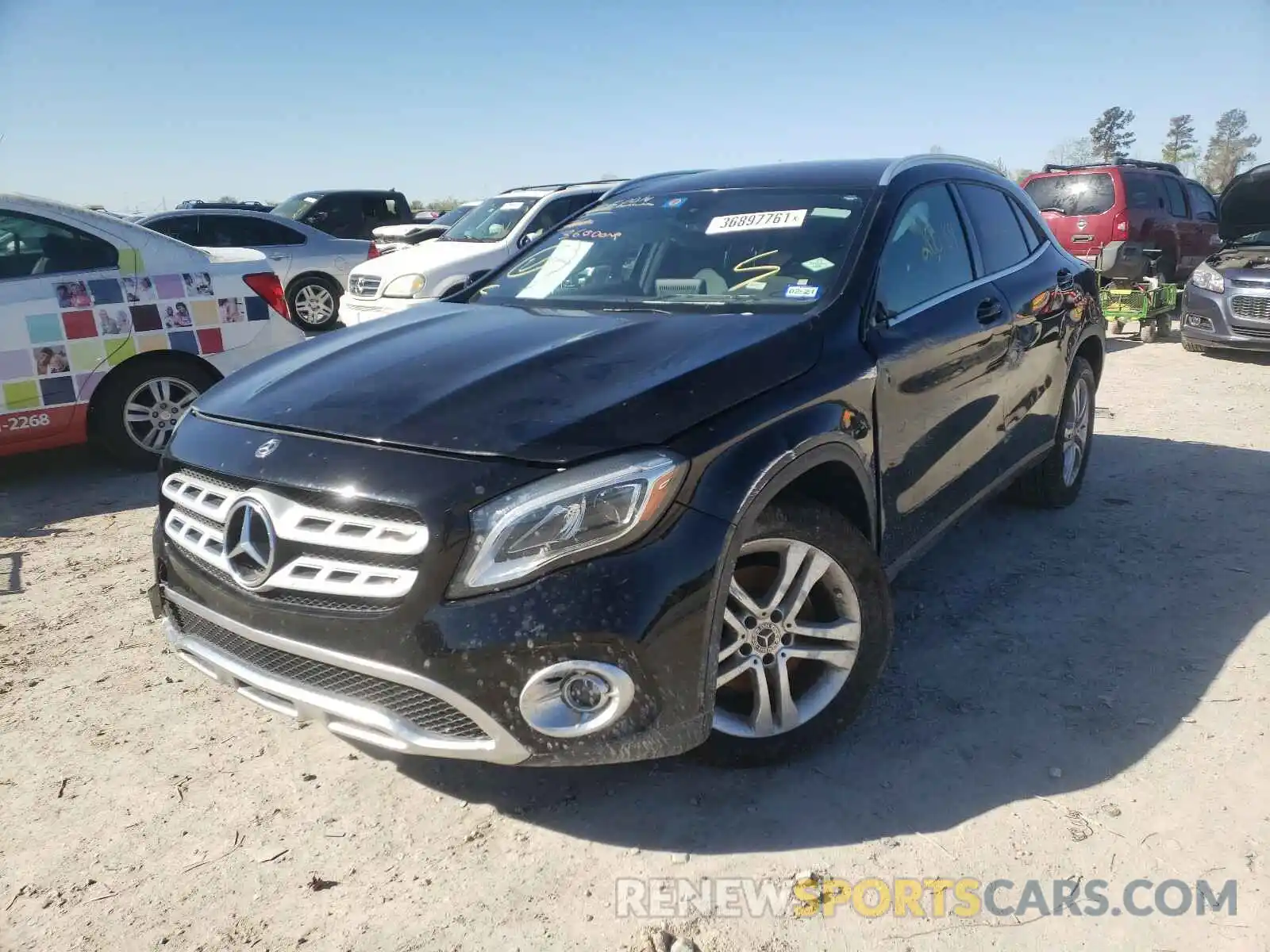 2 Photograph of a damaged car WDCTG4GB6KU001344 MERCEDES-BENZ G CLASS 2019