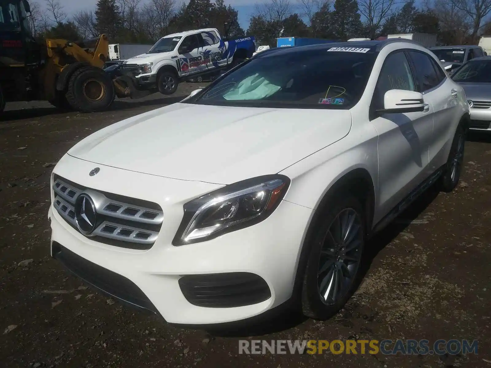 2 Photograph of a damaged car WDCTG4GBXKJ638965 MERCEDES-BENZ G CLASS 2019