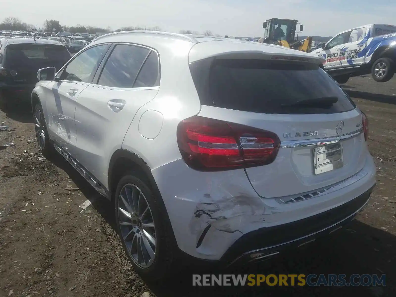 3 Photograph of a damaged car WDCTG4GBXKJ638965 MERCEDES-BENZ G CLASS 2019