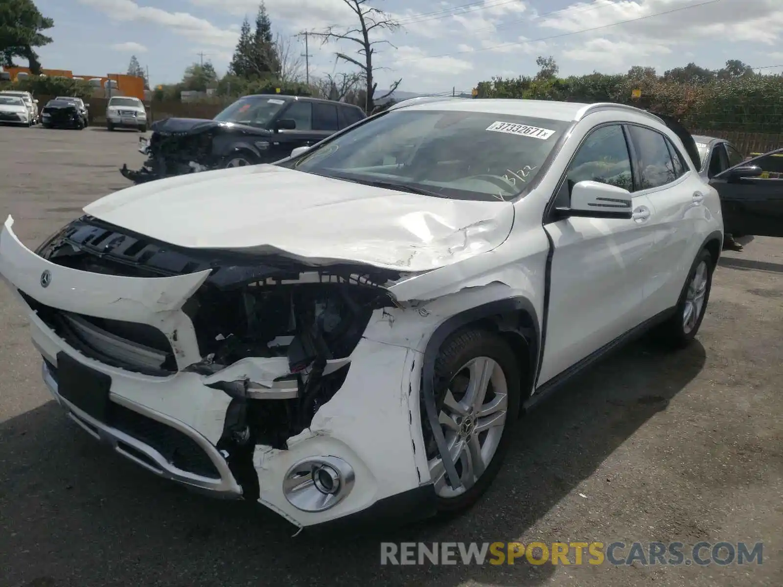 2 Photograph of a damaged car WDCTG4EBXLU022153 MERCEDES-BENZ G CLASS 2020