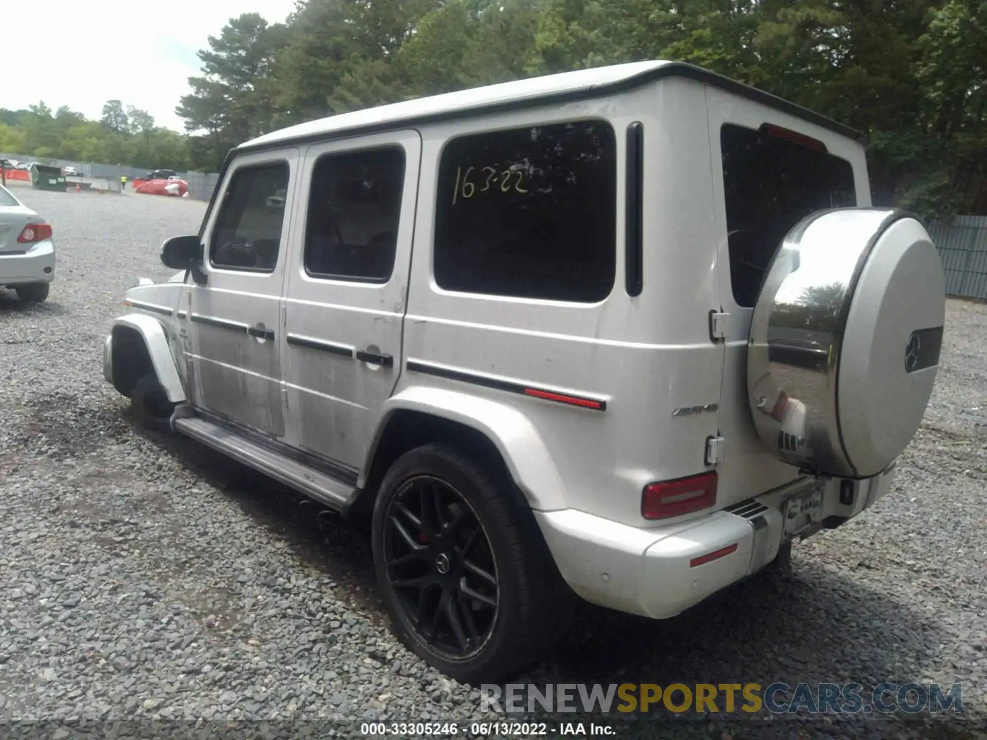 3 Photograph of a damaged car W1NYC7HJ5MX368163 MERCEDES-BENZ G-CLASS 2021