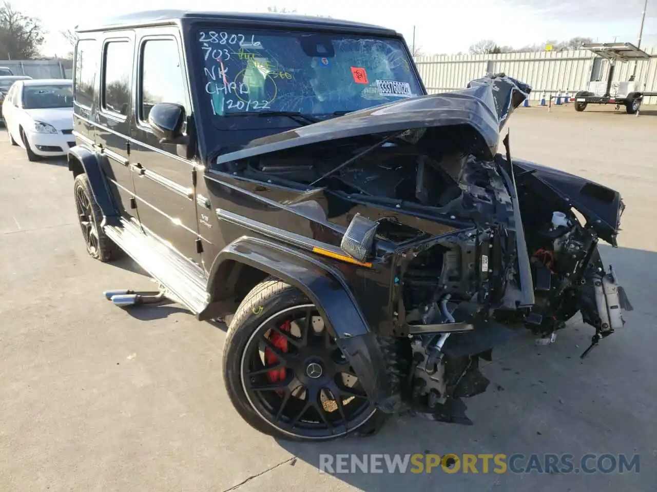 1 Photograph of a damaged car W1NYC7HJ7MX371694 MERCEDES-BENZ G-CLASS 2021