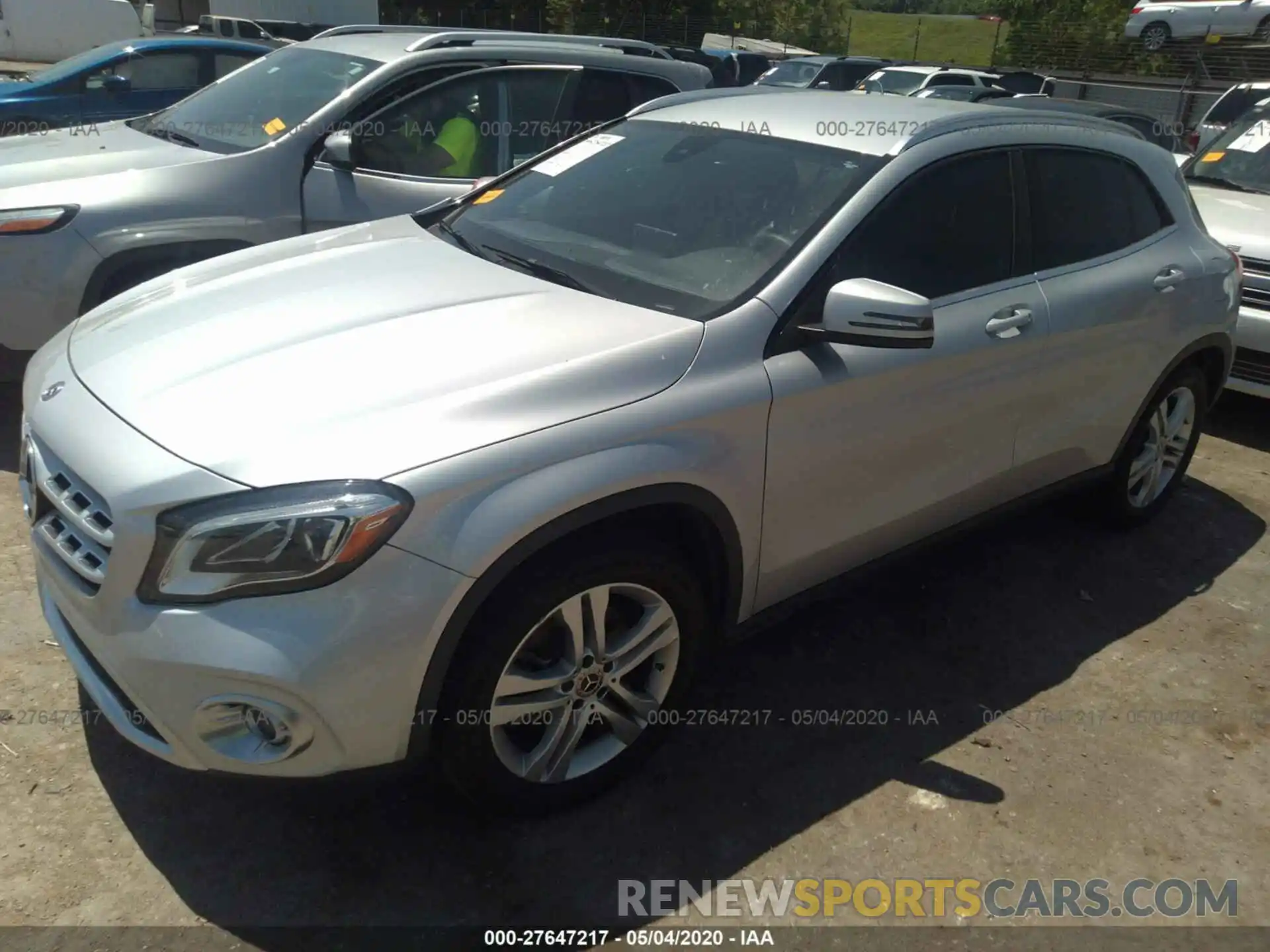 2 Photograph of a damaged car WDCTG4EB1KU007037 MERCEDES-BENZ GLA 2019