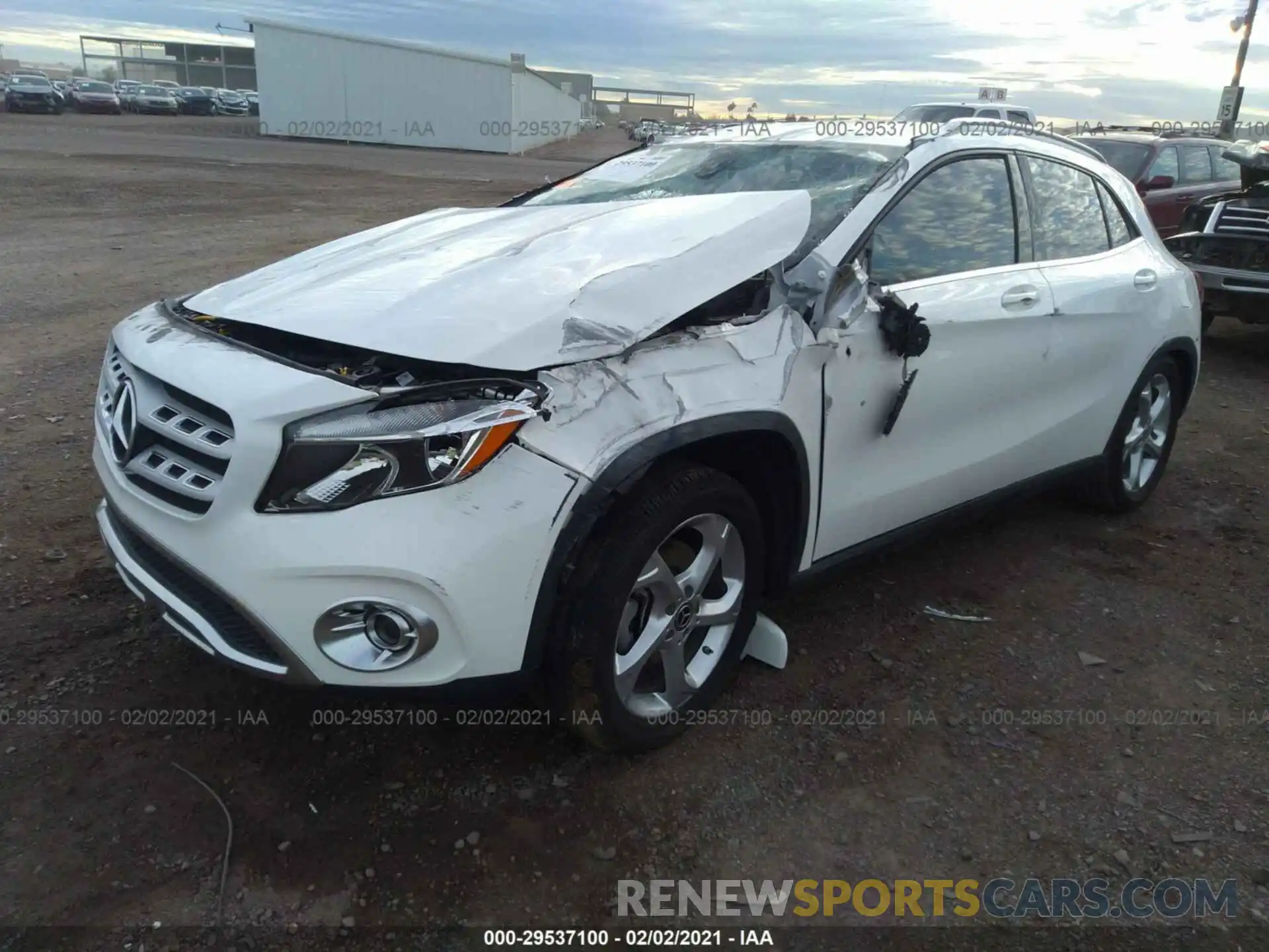 2 Photograph of a damaged car WDCTG4EB2KU013820 MERCEDES-BENZ GLA 2019