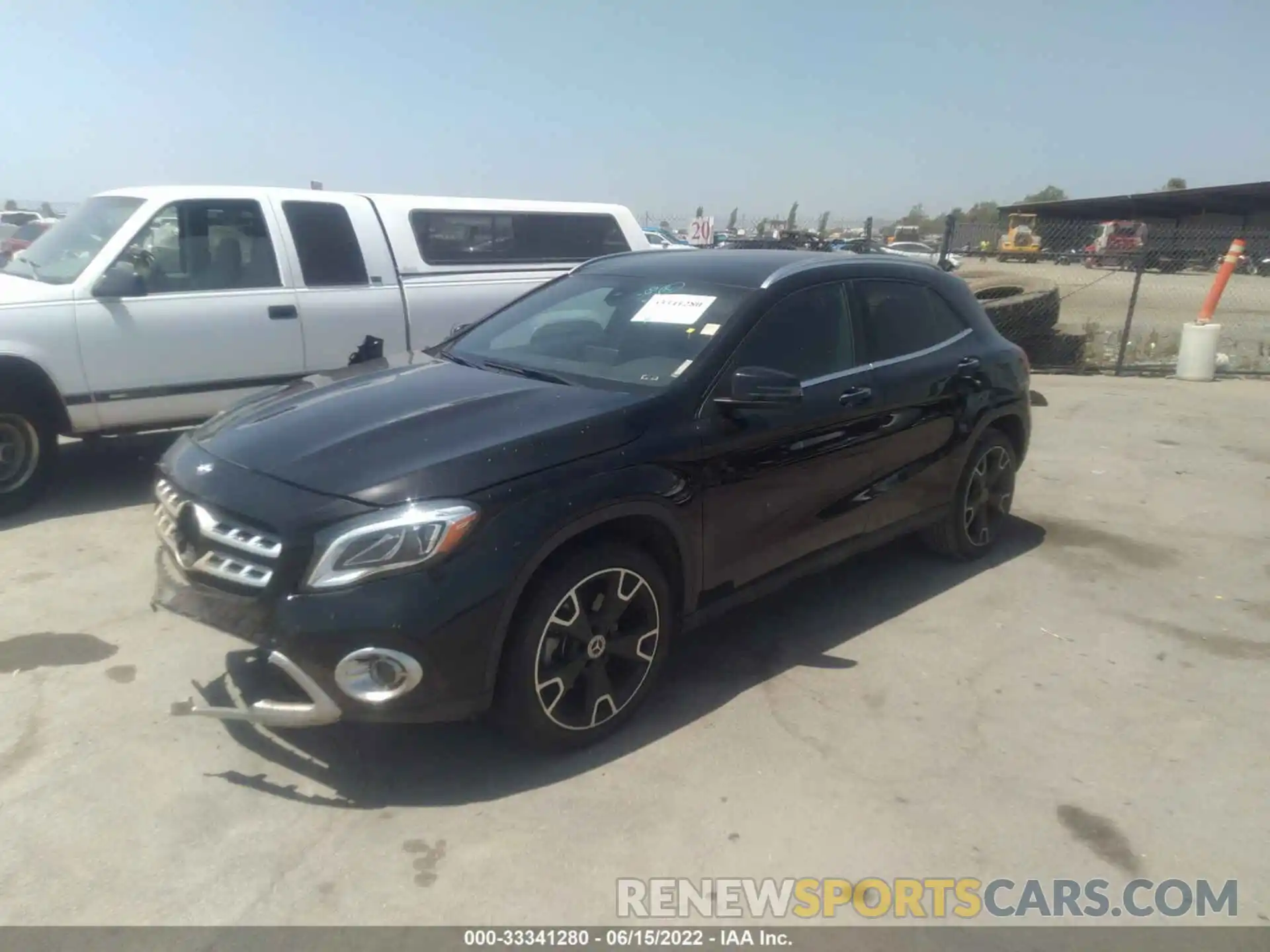 2 Photograph of a damaged car WDCTG4EB3KJ551413 MERCEDES-BENZ GLA 2019