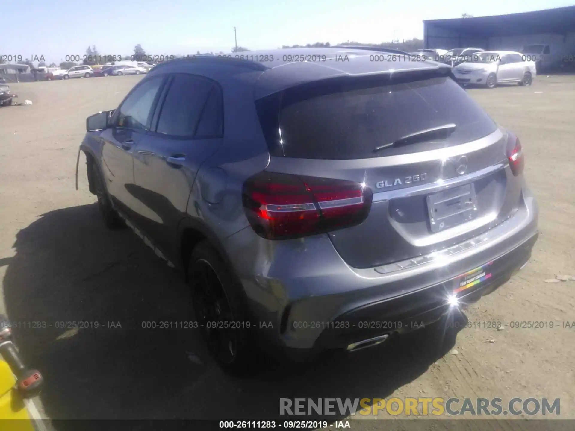 3 Photograph of a damaged car WDCTG4EB3KJ634579 MERCEDES-BENZ GLA 2019