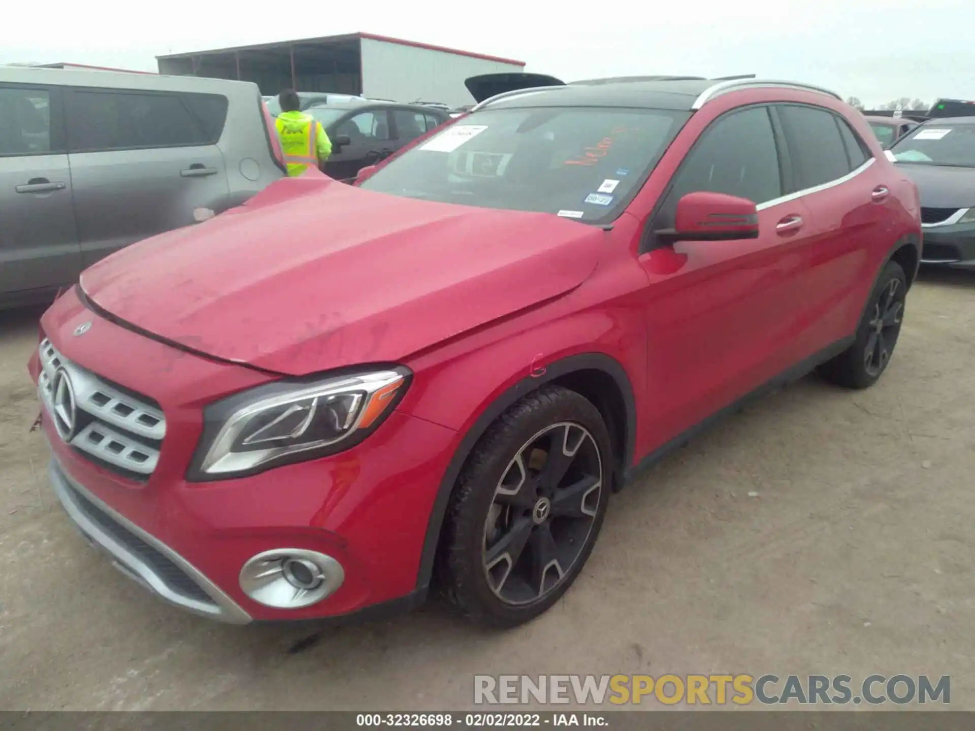 2 Photograph of a damaged car WDCTG4EB3KU009971 MERCEDES-BENZ GLA 2019