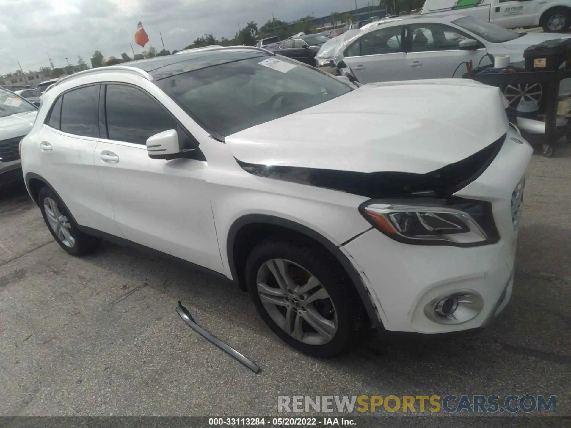 1 Photograph of a damaged car WDCTG4EB6KU004893 MERCEDES-BENZ GLA 2019