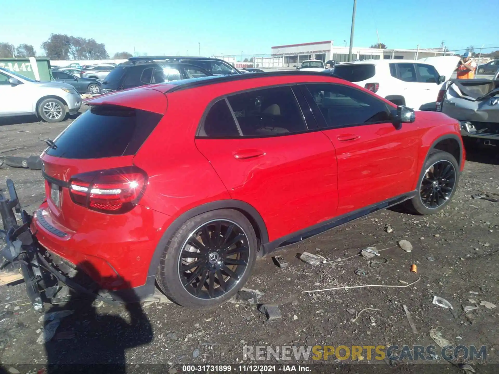 4 Photograph of a damaged car WDCTG4EB7KU012470 MERCEDES-BENZ GLA 2019