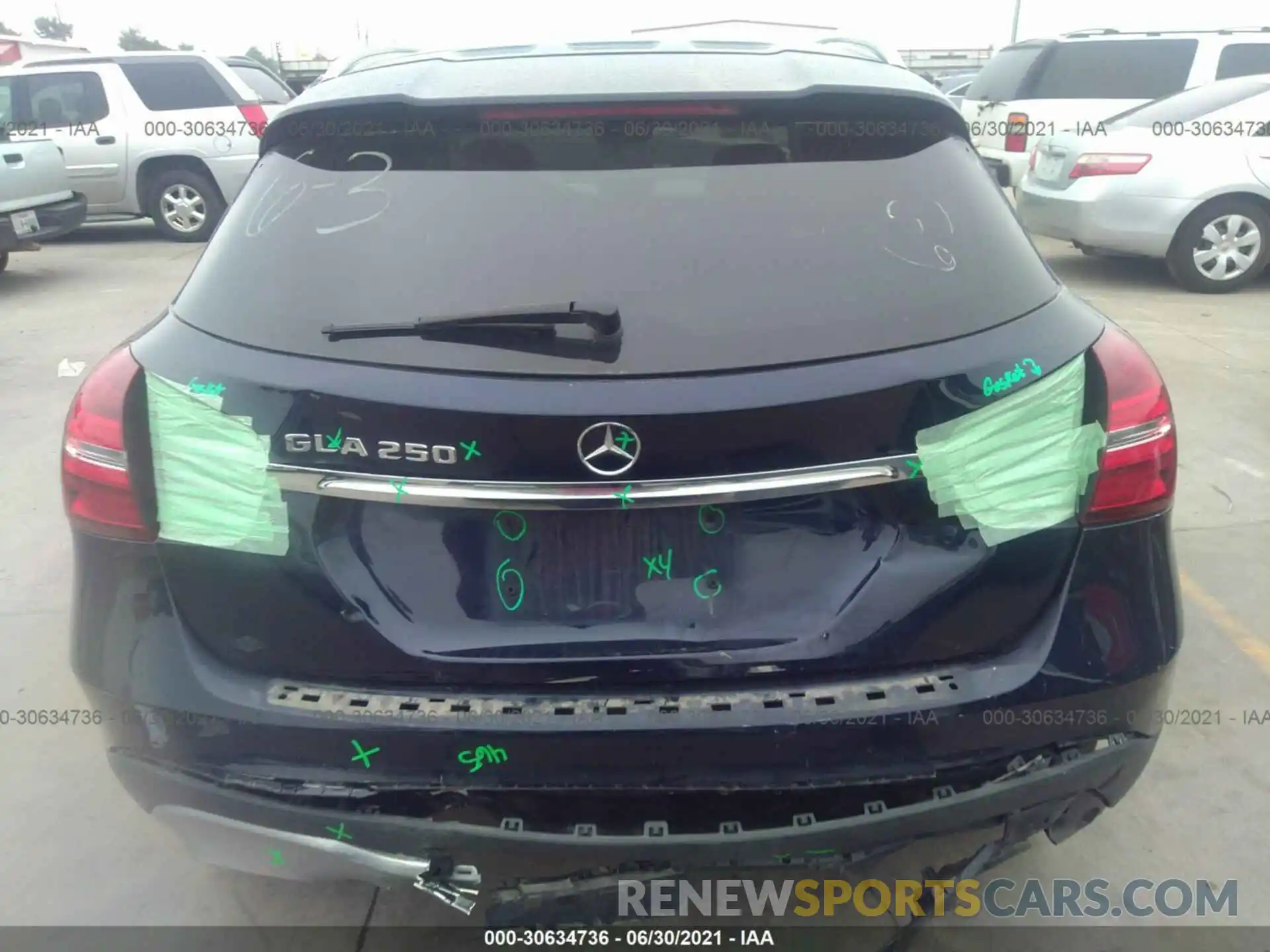 6 Photograph of a damaged car WDCTG4EB8KJ550676 MERCEDES-BENZ GLA 2019