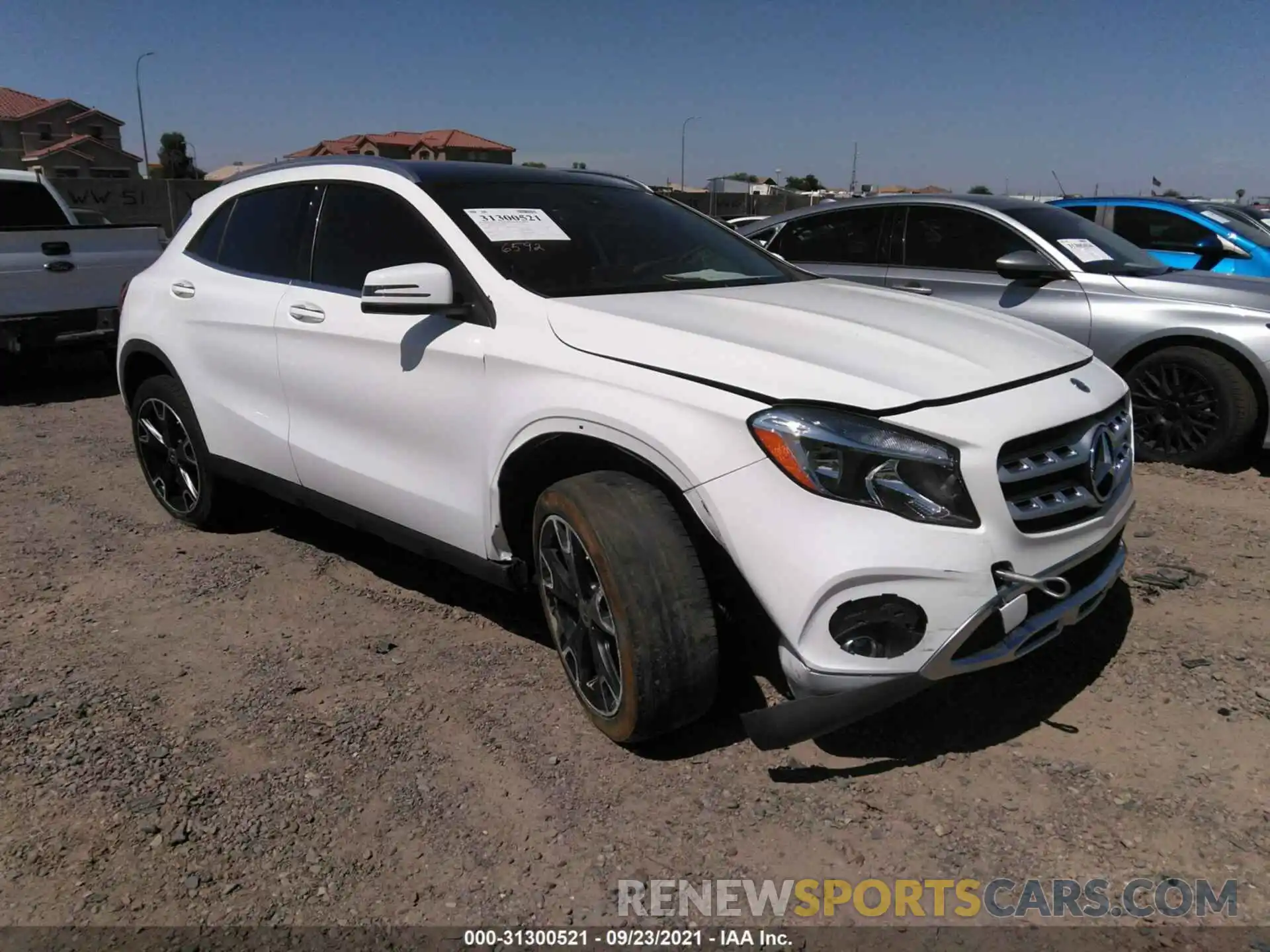 1 Photograph of a damaged car WDCTG4EB8KU016592 MERCEDES-BENZ GLA 2019