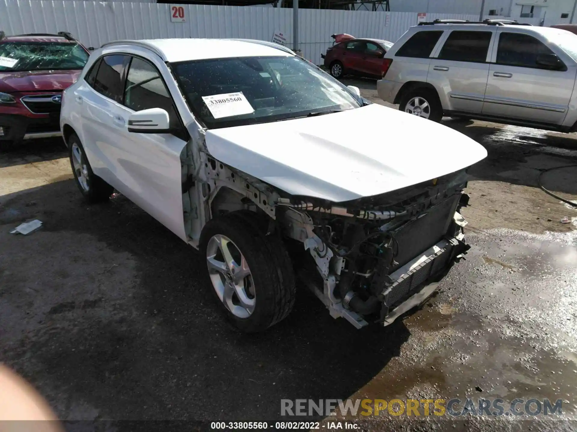 1 Photograph of a damaged car WDCTG4EB9KU005522 MERCEDES-BENZ GLA 2019