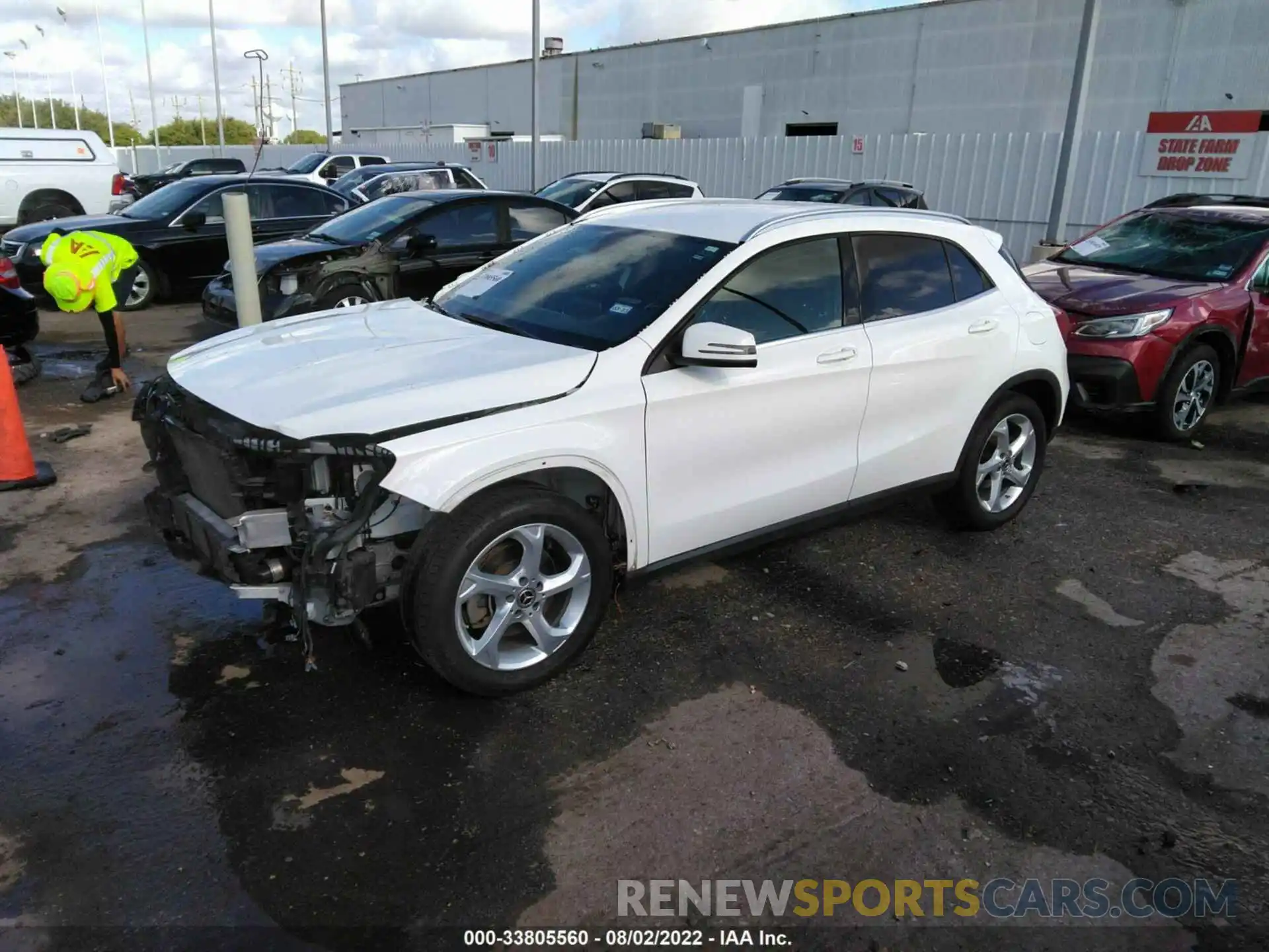 2 Photograph of a damaged car WDCTG4EB9KU005522 MERCEDES-BENZ GLA 2019