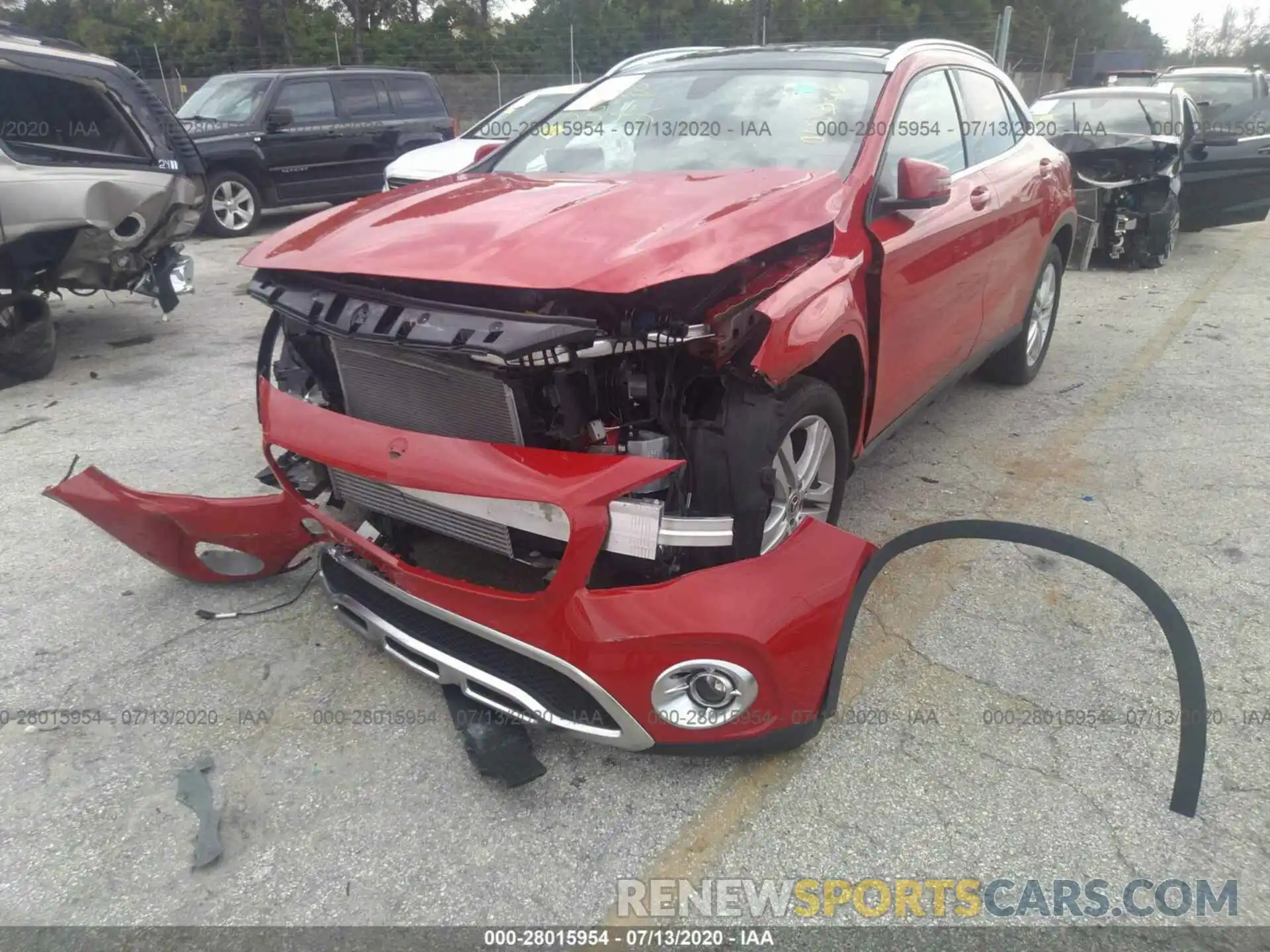 6 Photograph of a damaged car WDCTG4EBXKU015346 MERCEDES-BENZ GLA 2019