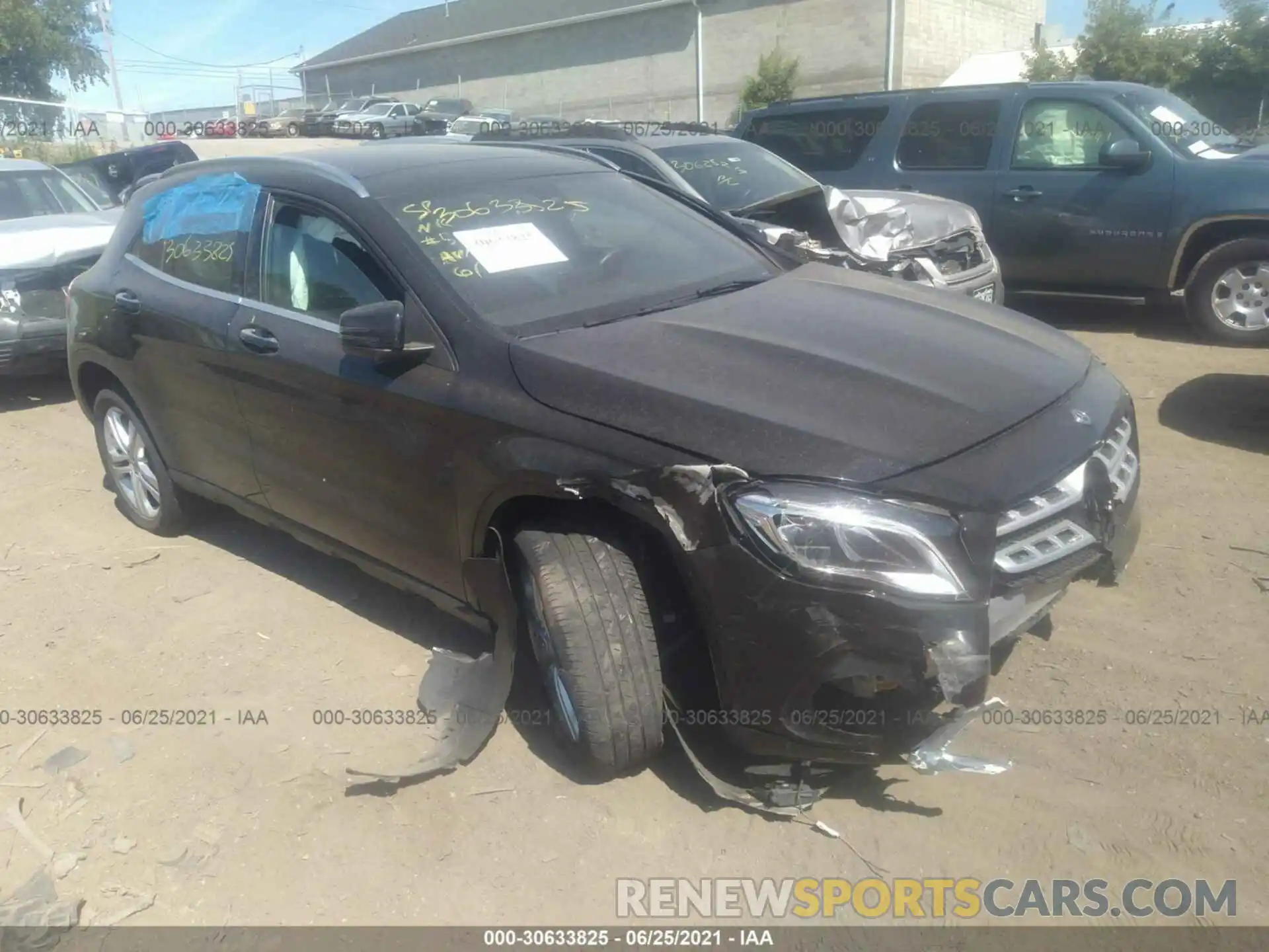 1 Photograph of a damaged car WDCTG4GB1KU019282 MERCEDES-BENZ GLA 2019