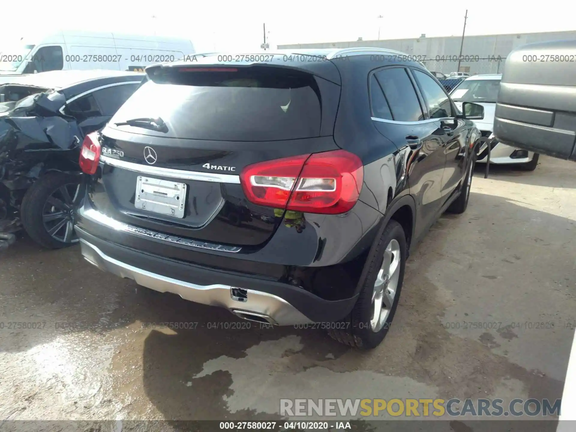 4 Photograph of a damaged car WDCTG4GB3KU008137 MERCEDES-BENZ GLA 2019