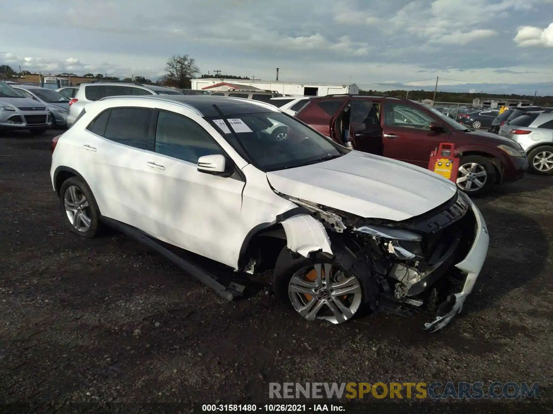 1 Photograph of a damaged car WDCTG4GB4KU008700 MERCEDES-BENZ GLA 2019