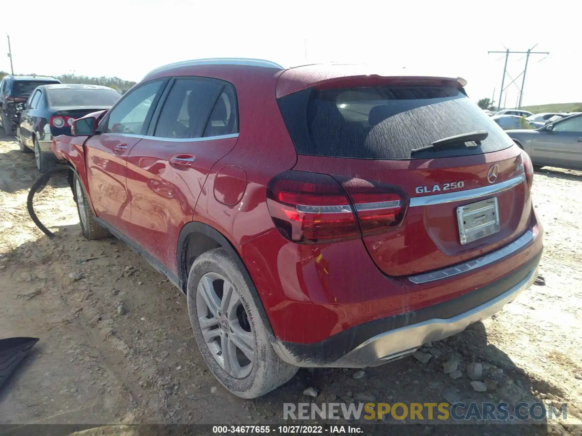 3 Photograph of a damaged car WDCTG4GB4KU015534 MERCEDES-BENZ GLA 2019