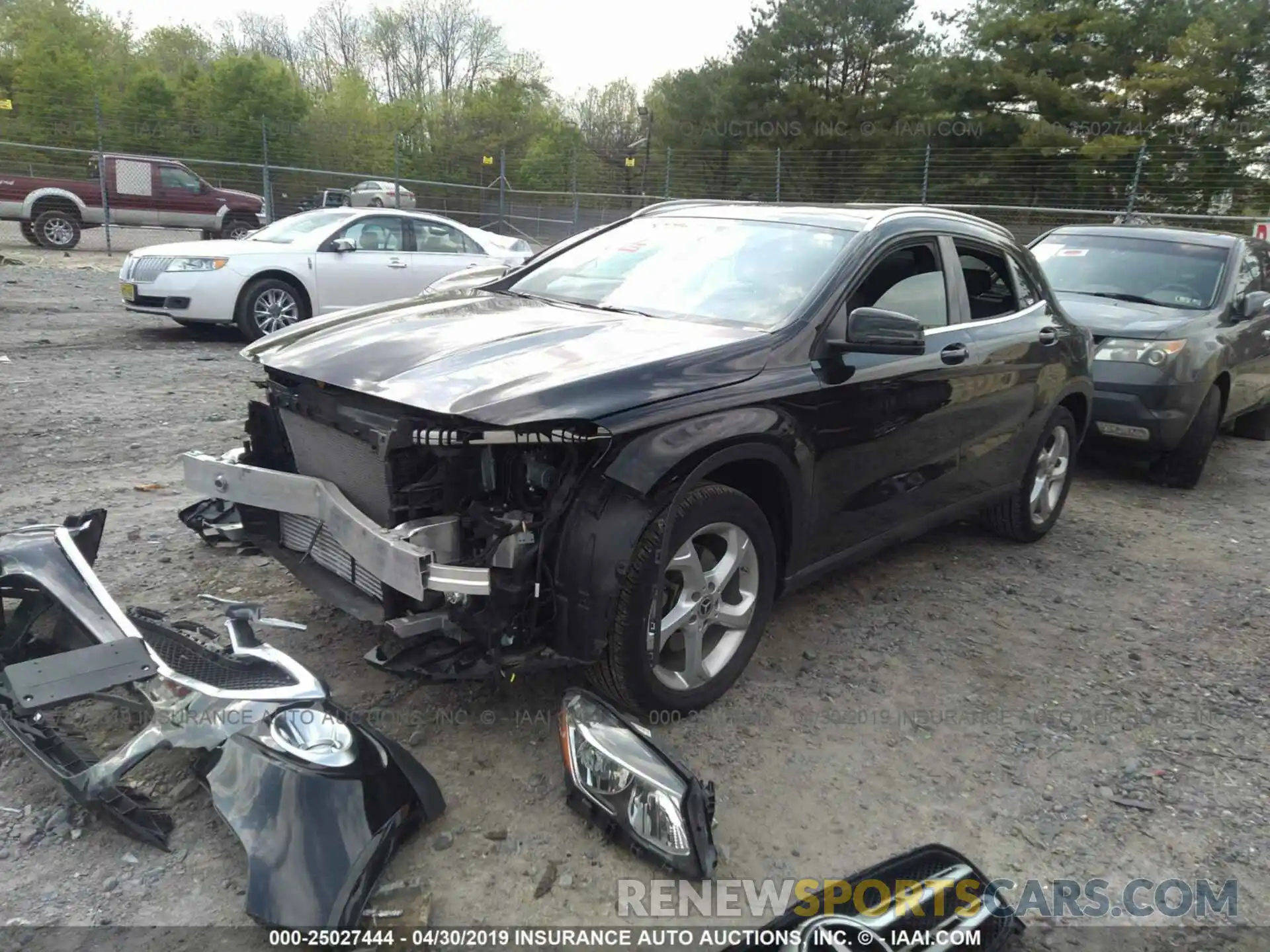 2 Photograph of a damaged car WDCTG4GB5KJ534254 MERCEDES-BENZ GLA 2019