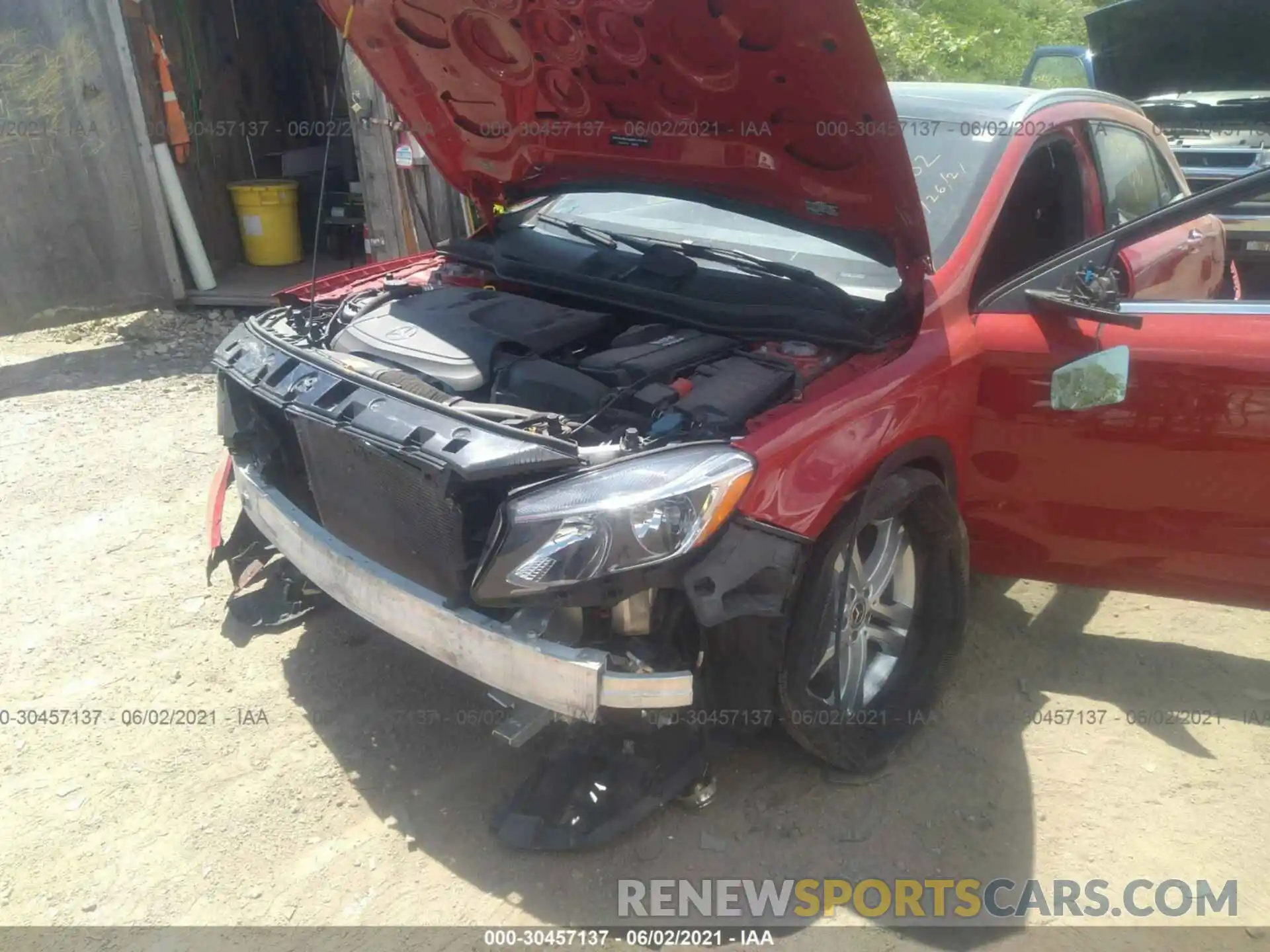 6 Photograph of a damaged car WDCTG4GB5KJ583616 MERCEDES-BENZ GLA 2019