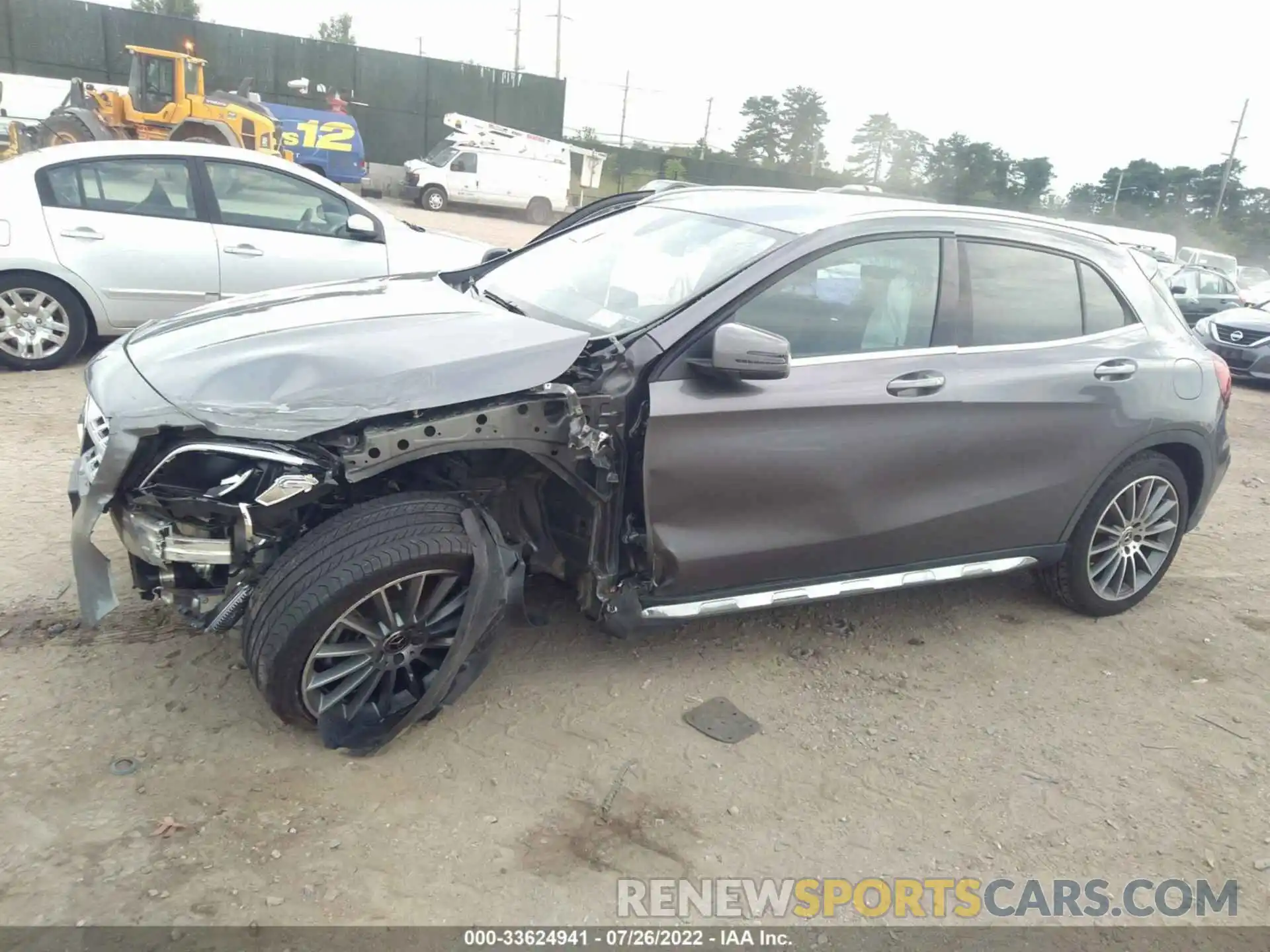 2 Photograph of a damaged car WDCTG4GB6KJ616039 MERCEDES-BENZ GLA 2019