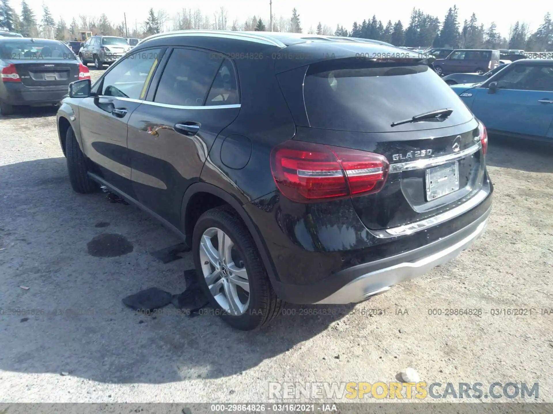 3 Photograph of a damaged car WDCTG4GB6KU013087 MERCEDES-BENZ GLA 2019