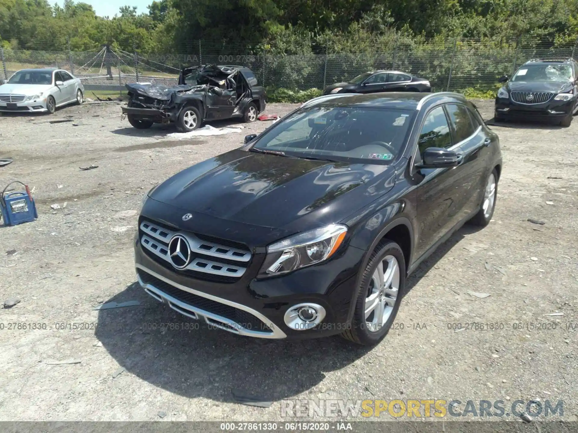 2 Photograph of a damaged car WDCTG4GB8KJ584890 MERCEDES-BENZ GLA 2019