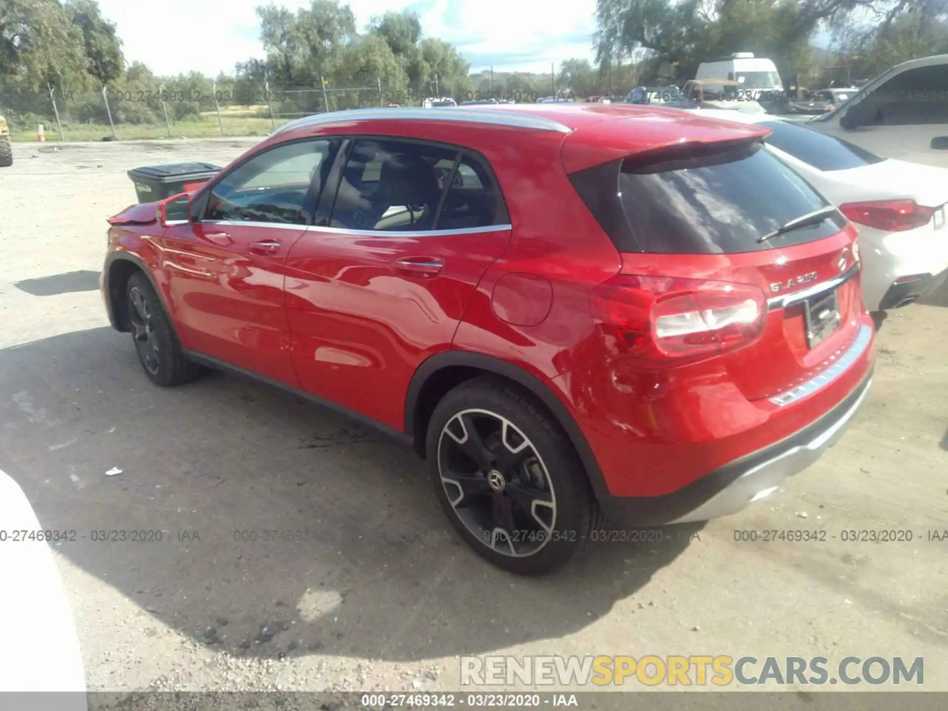 3 Photograph of a damaged car WDCTG4GB8KU017206 MERCEDES-BENZ GLA 2019