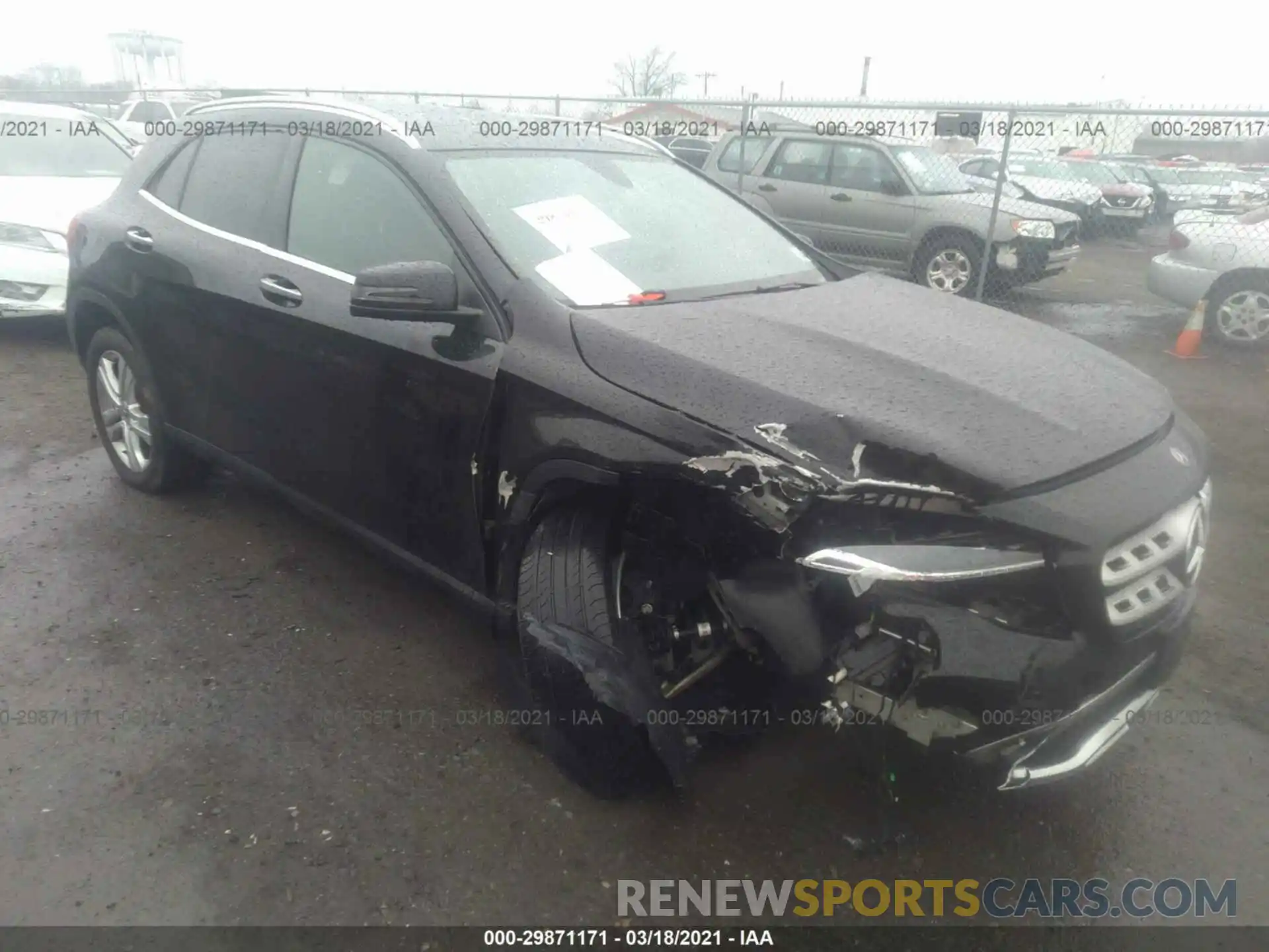 1 Photograph of a damaged car WDCTG4GB9KJ570898 MERCEDES-BENZ GLA 2019