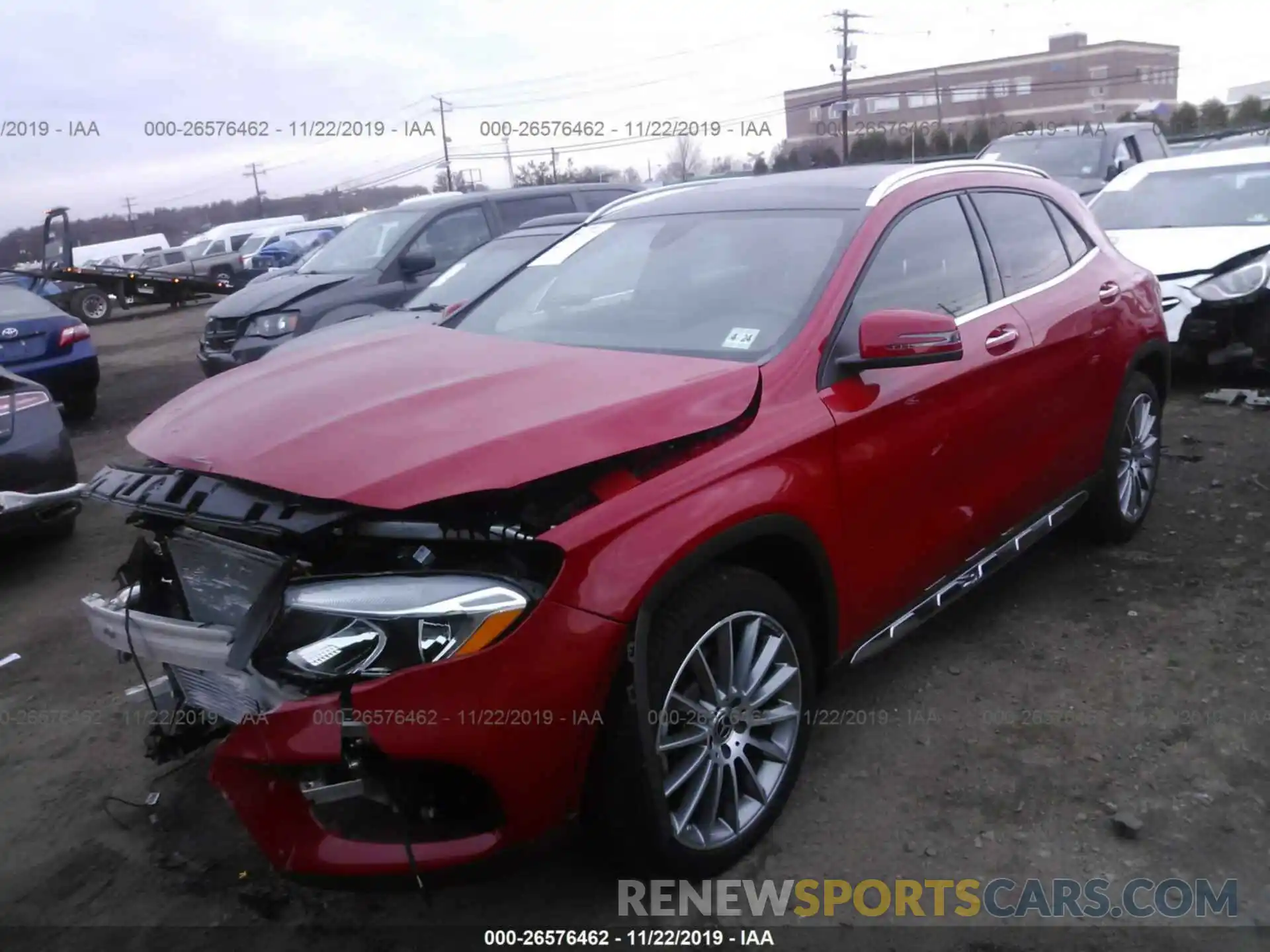 2 Photograph of a damaged car WDCTG4GB9KU014847 MERCEDES-BENZ GLA 2019