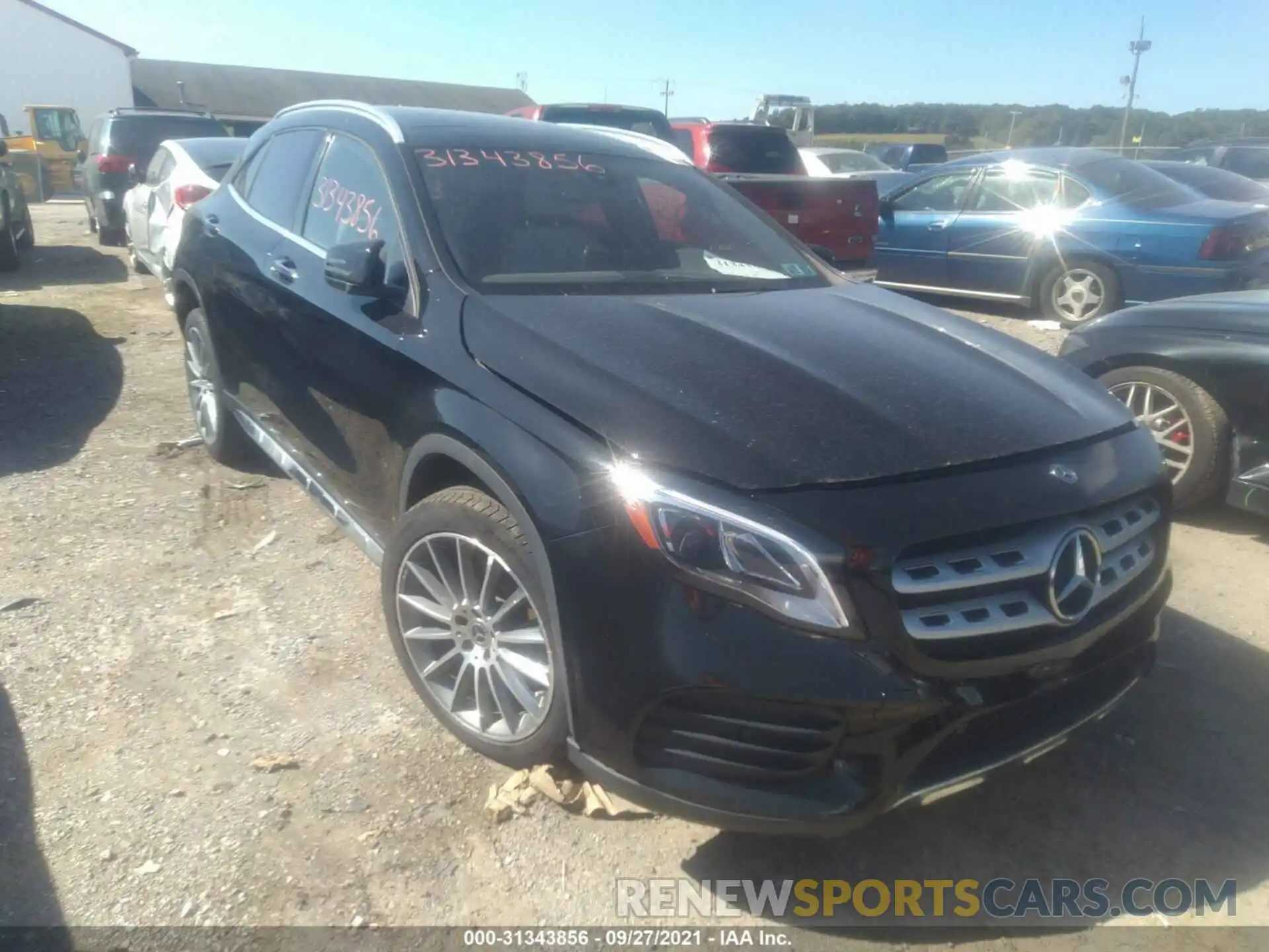 1 Photograph of a damaged car WDCTG4GB9KU015044 MERCEDES-BENZ GLA 2019