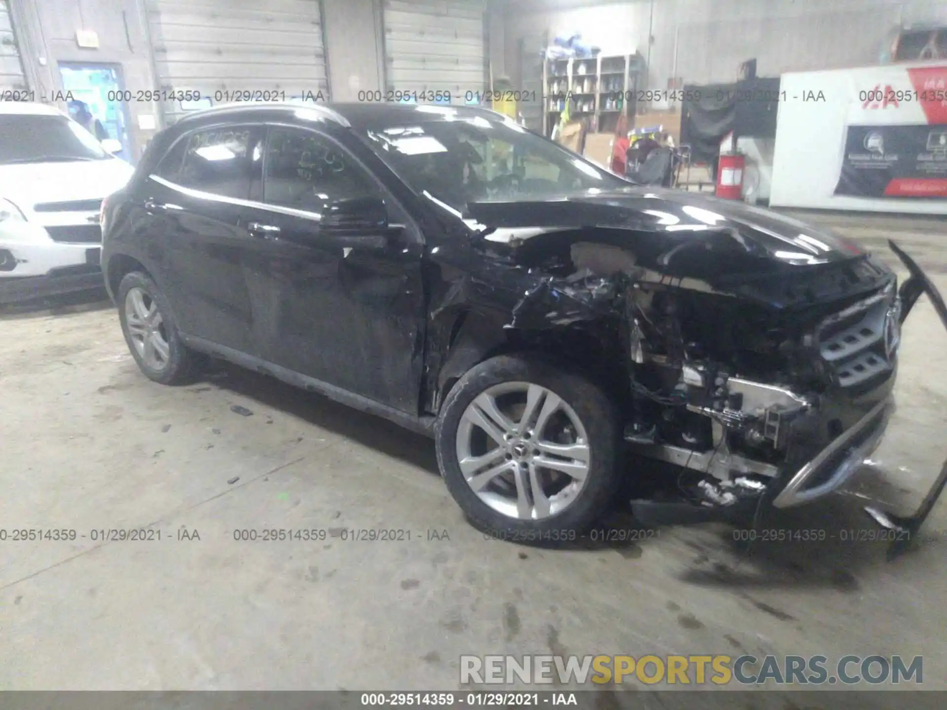 1 Photograph of a damaged car WDCTG4GBXKJ536825 MERCEDES-BENZ GLA 2019