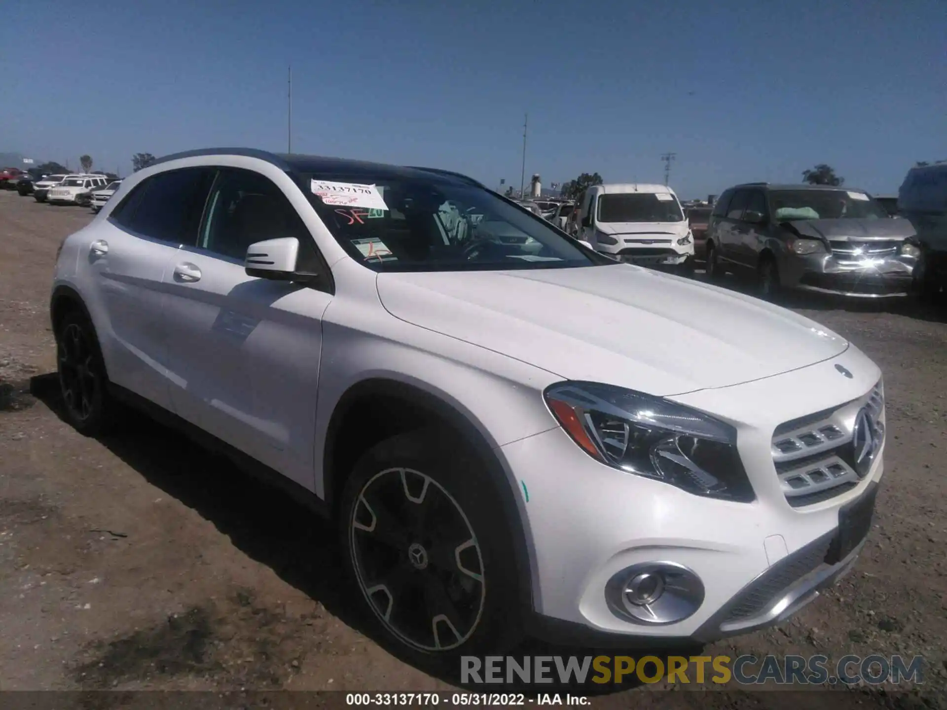 1 Photograph of a damaged car WDCTG4EB6LU025230 MERCEDES-BENZ GLA 2020