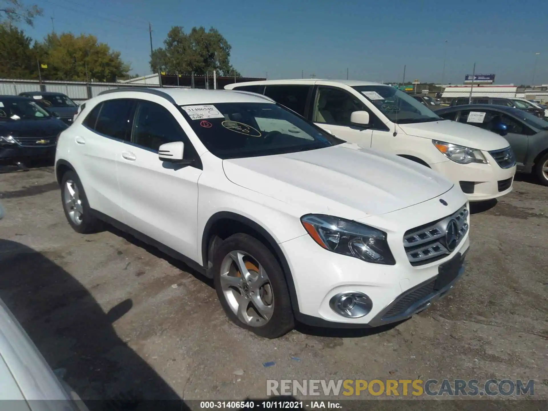 1 Photograph of a damaged car WDCTG4EB8LU023835 MERCEDES-BENZ GLA 2020