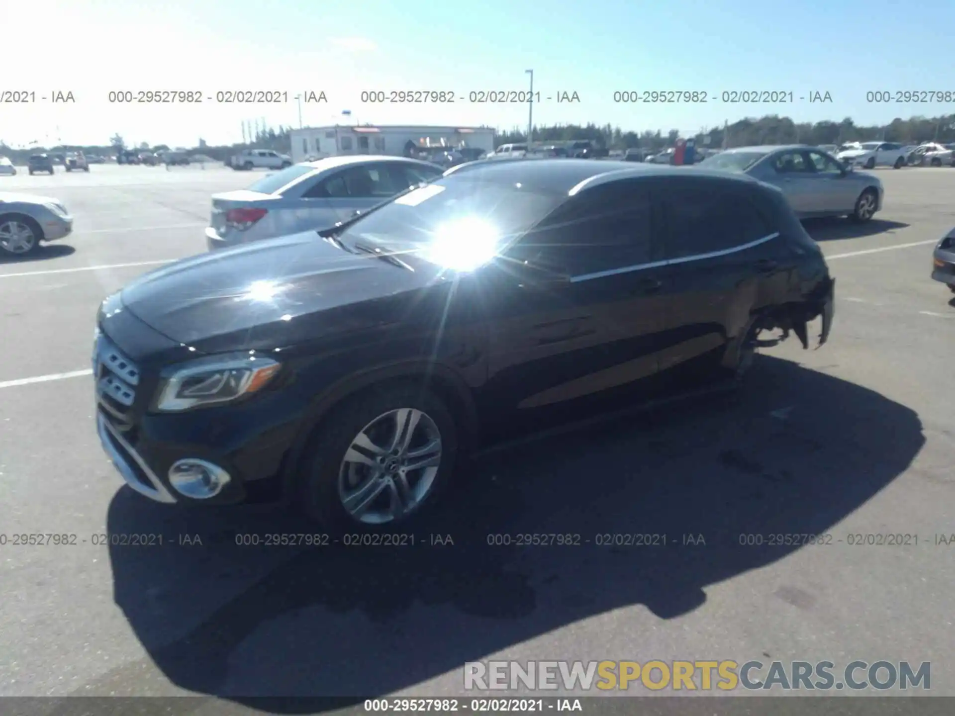 2 Photograph of a damaged car WDCTG4EB9LU021351 MERCEDES-BENZ GLA 2020