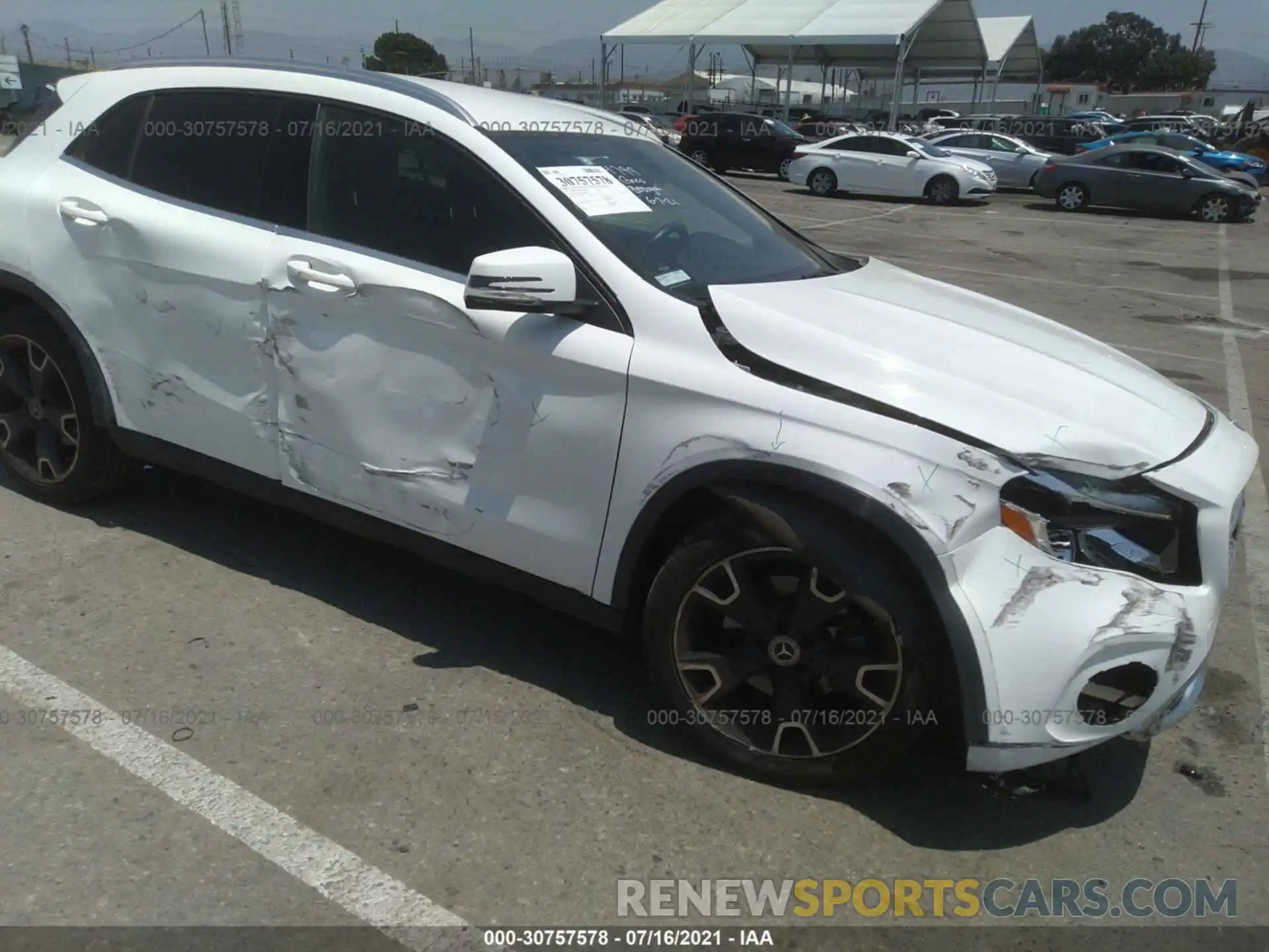 6 Photograph of a damaged car WDCTG4EBXLJ665443 MERCEDES-BENZ GLA 2020