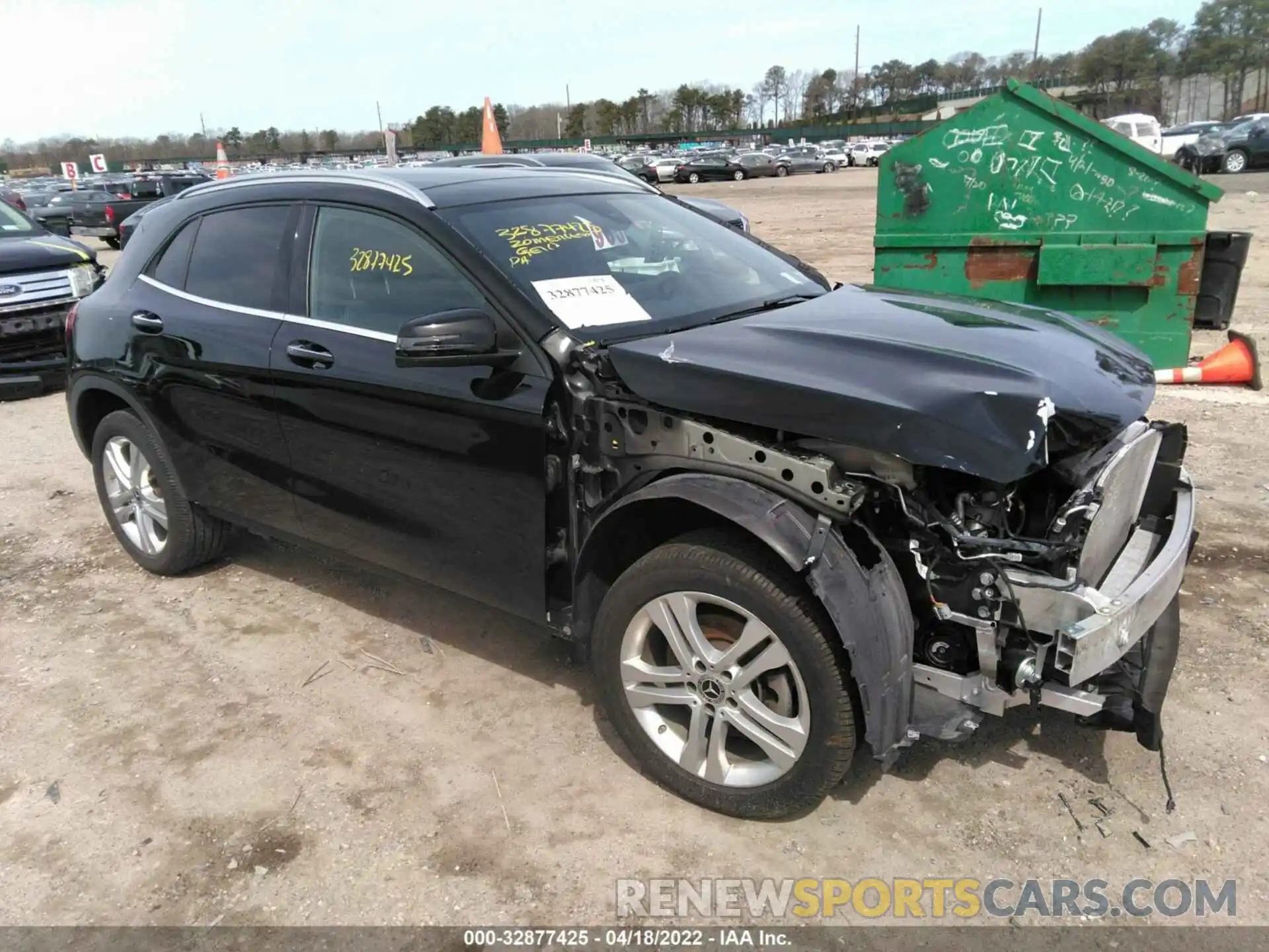 1 Photograph of a damaged car WDCTG4GB2LJ664106 MERCEDES-BENZ GLA 2020