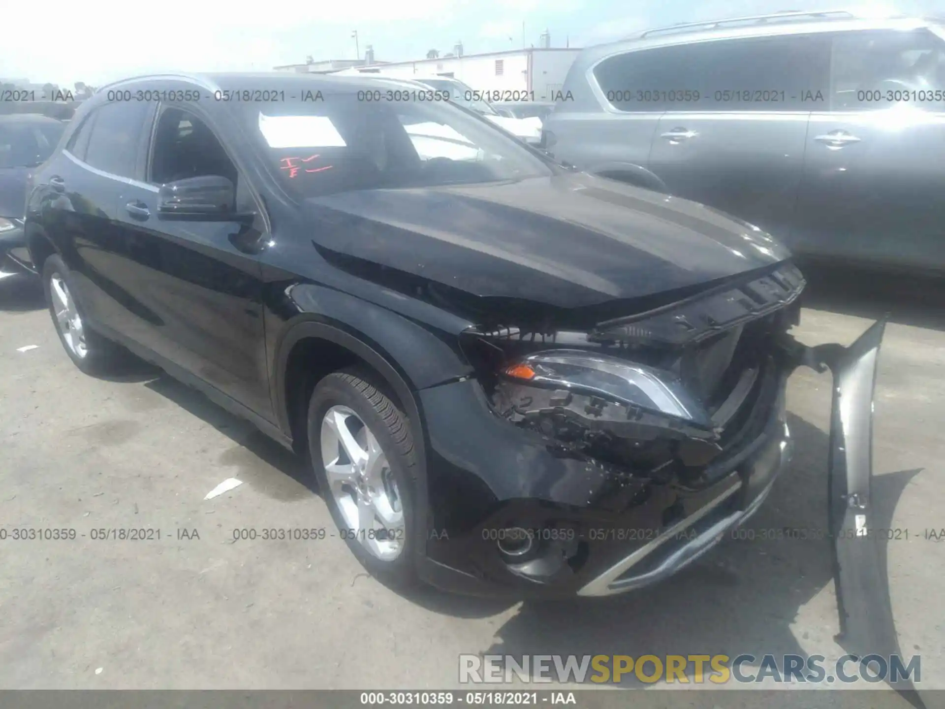 1 Photograph of a damaged car WDCTG4GB3LJ689371 MERCEDES-BENZ GLA 2020