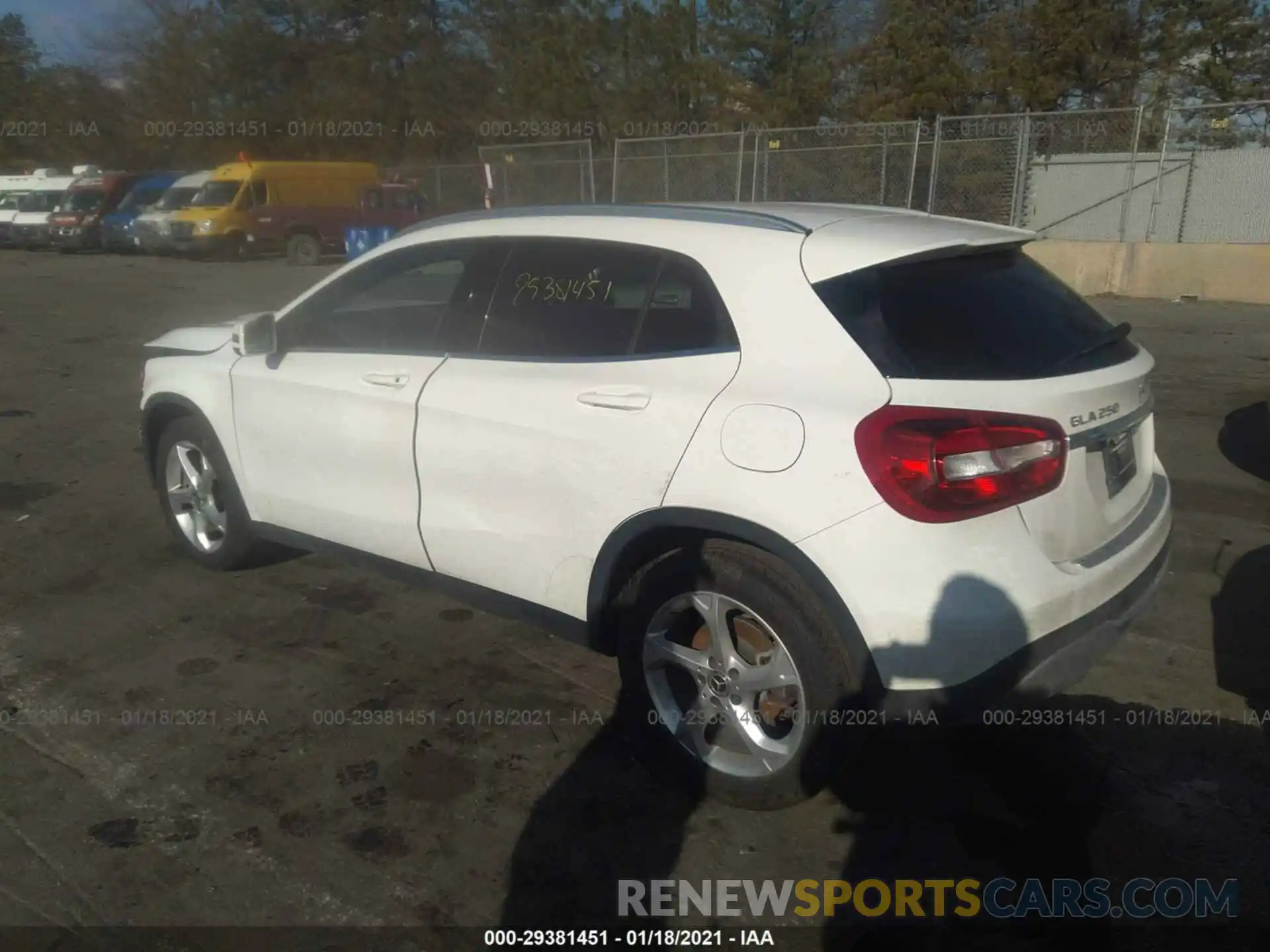 3 Photograph of a damaged car WDCTG4GB4LU024316 MERCEDES-BENZ GLA 2020