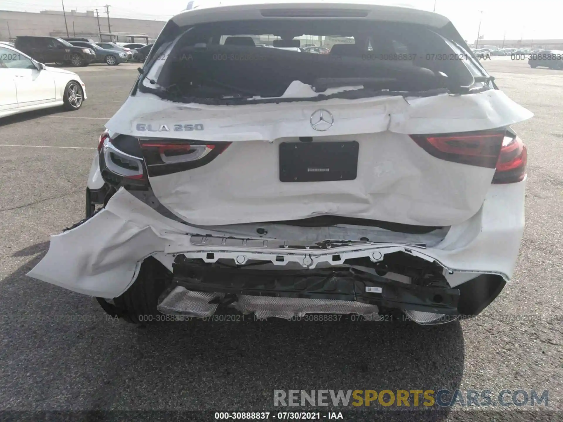 6 Photograph of a damaged car W1N4N4GB6MJ266455 MERCEDES-BENZ GLA 2021