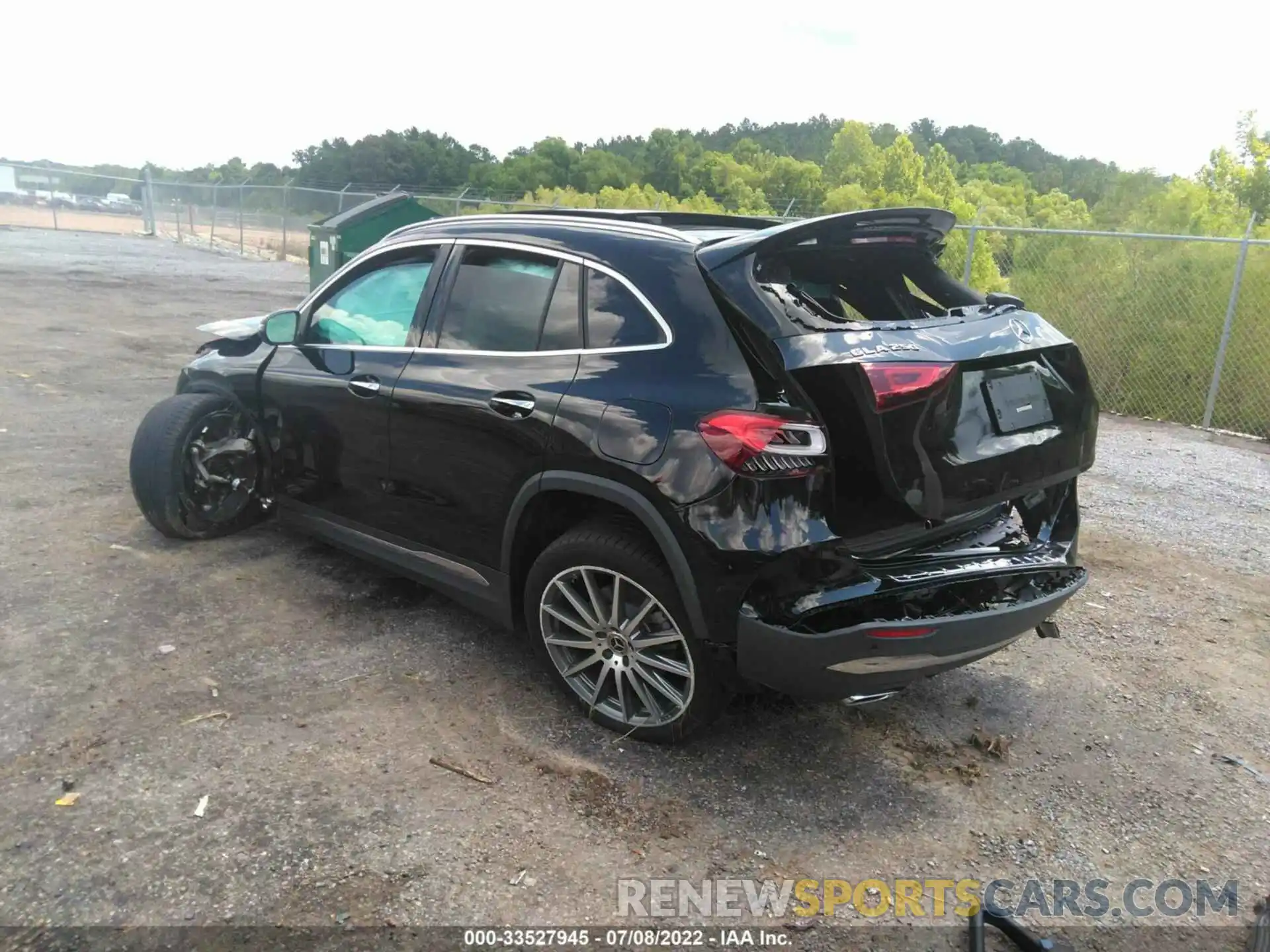 3 Photograph of a damaged car W1N4N4GB7MJ283636 MERCEDES-BENZ GLA 2021