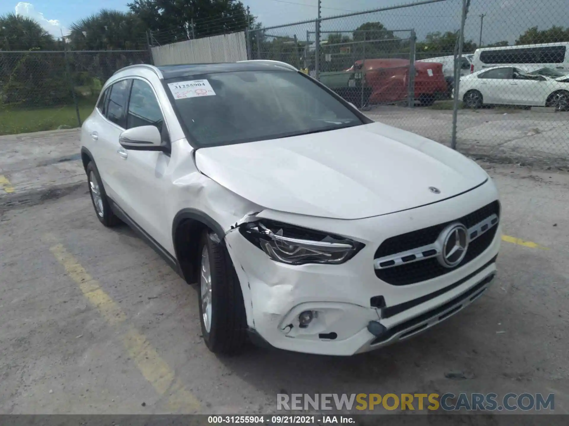 6 Photograph of a damaged car W1N4N4GBXMJ249478 MERCEDES-BENZ GLA 2021