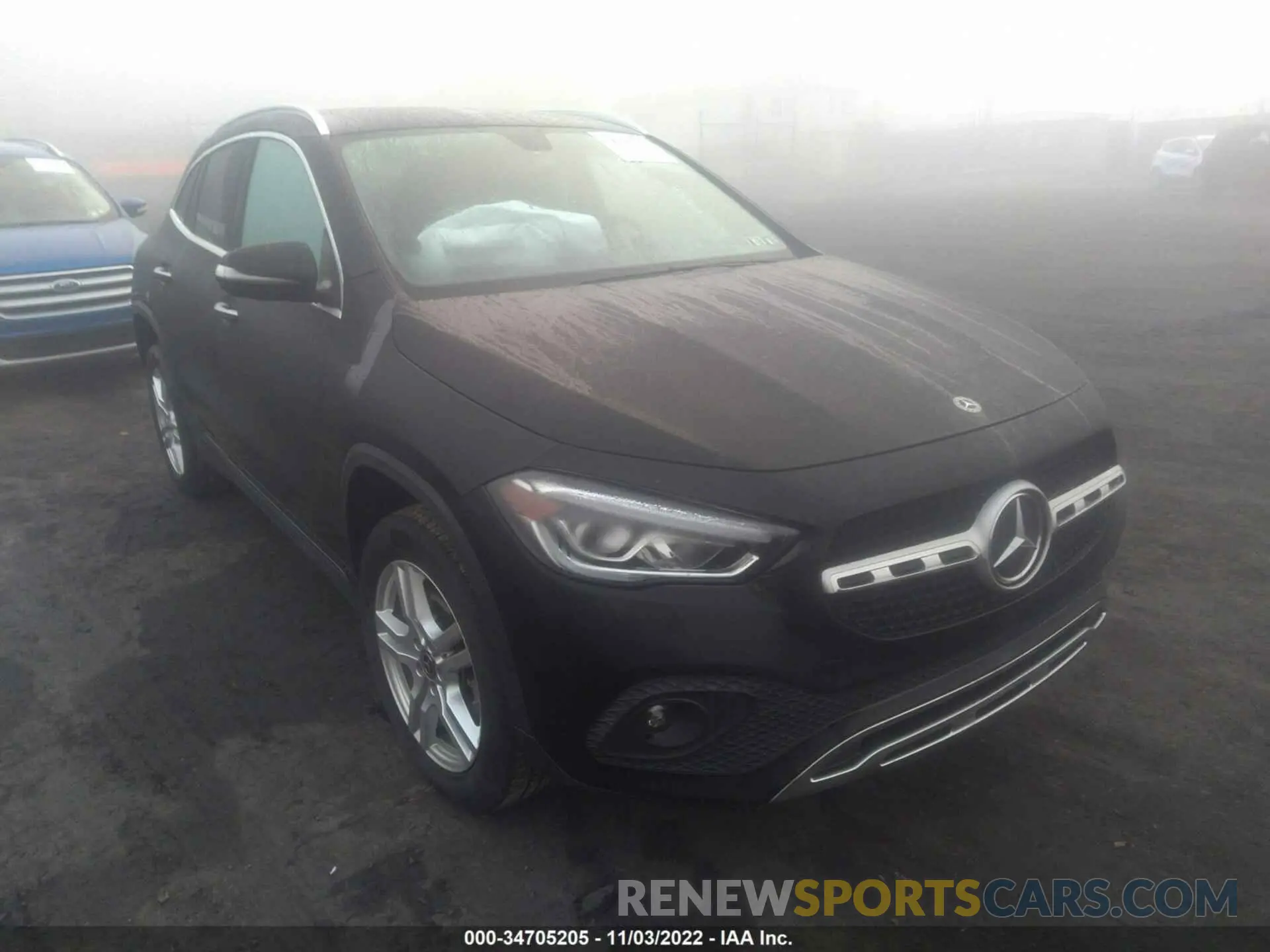1 Photograph of a damaged car W1N4N4HB4MJ134969 MERCEDES-BENZ GLA 2021
