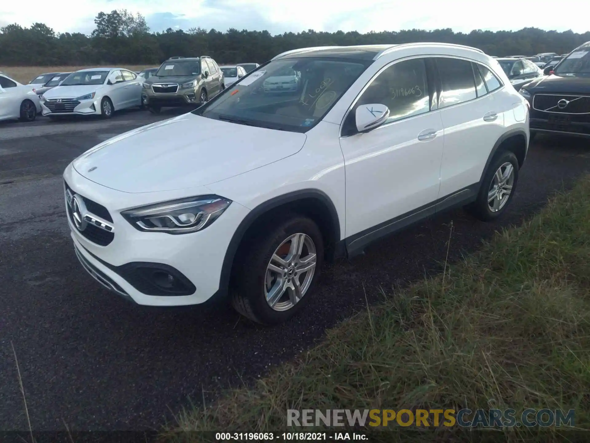 2 Photograph of a damaged car W1N4N4HB6MJ224706 MERCEDES-BENZ GLA 2021