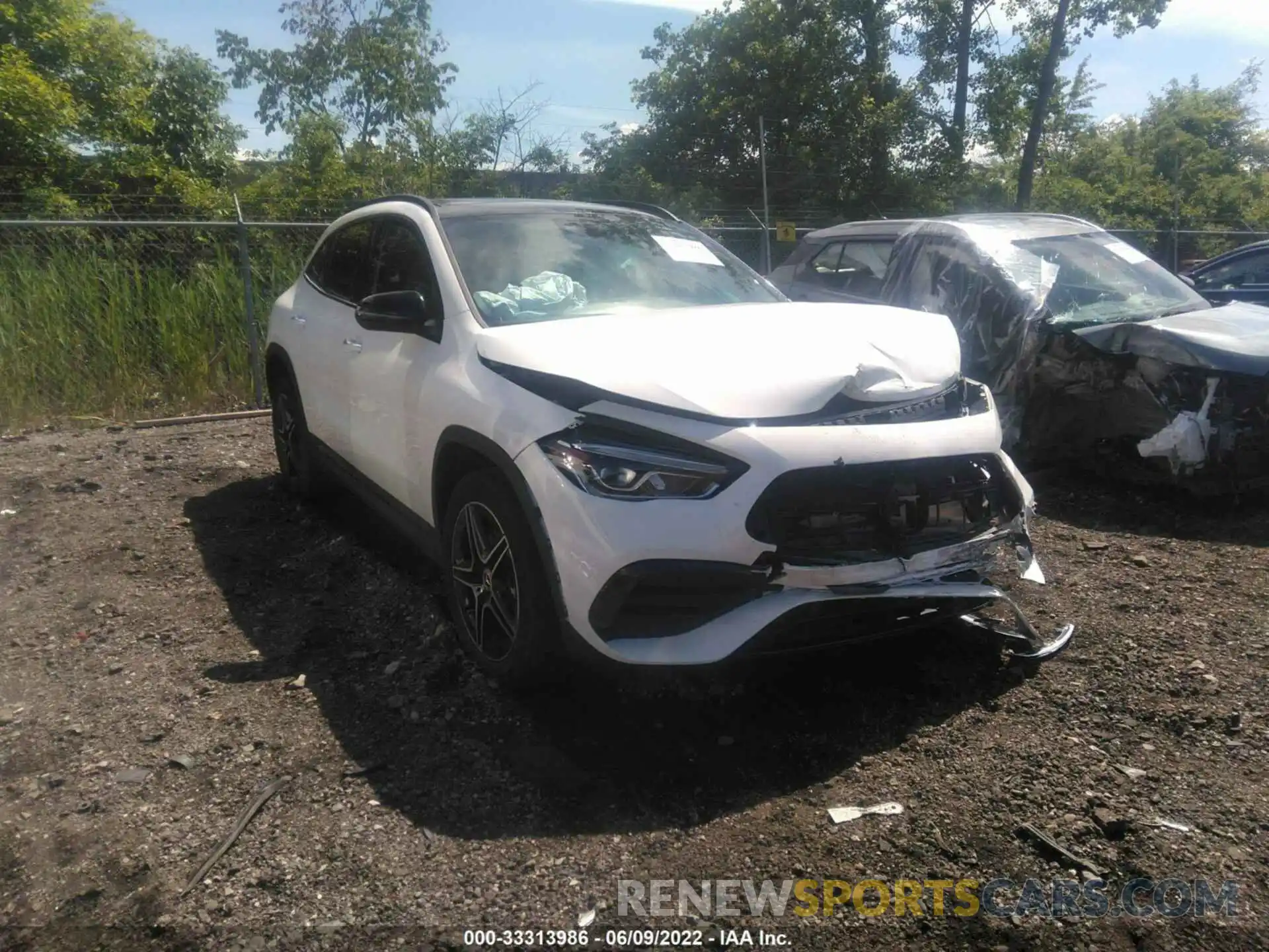 1 Photograph of a damaged car W1N4N4HBXMJ258695 MERCEDES-BENZ GLA 2021