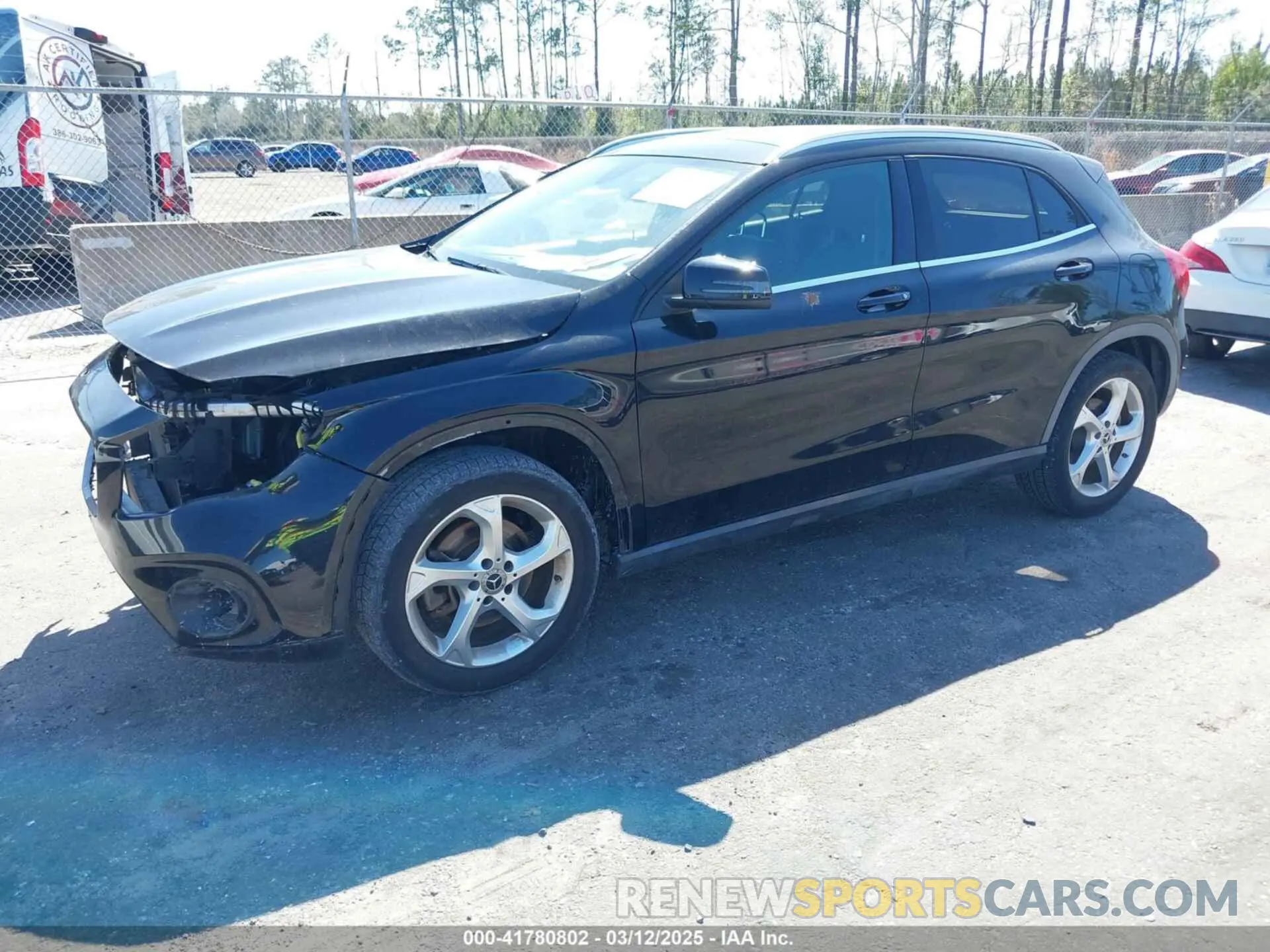 2 Photograph of a damaged car WDCTG4EB0KJ532883 MERCEDES-BENZ GLA 250 2019