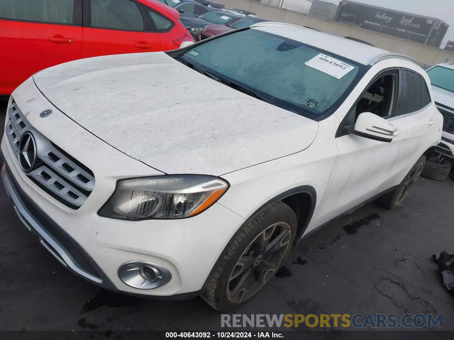 2 Photograph of a damaged car WDCTG4EB2KJ579204 MERCEDES-BENZ GLA 250 2019