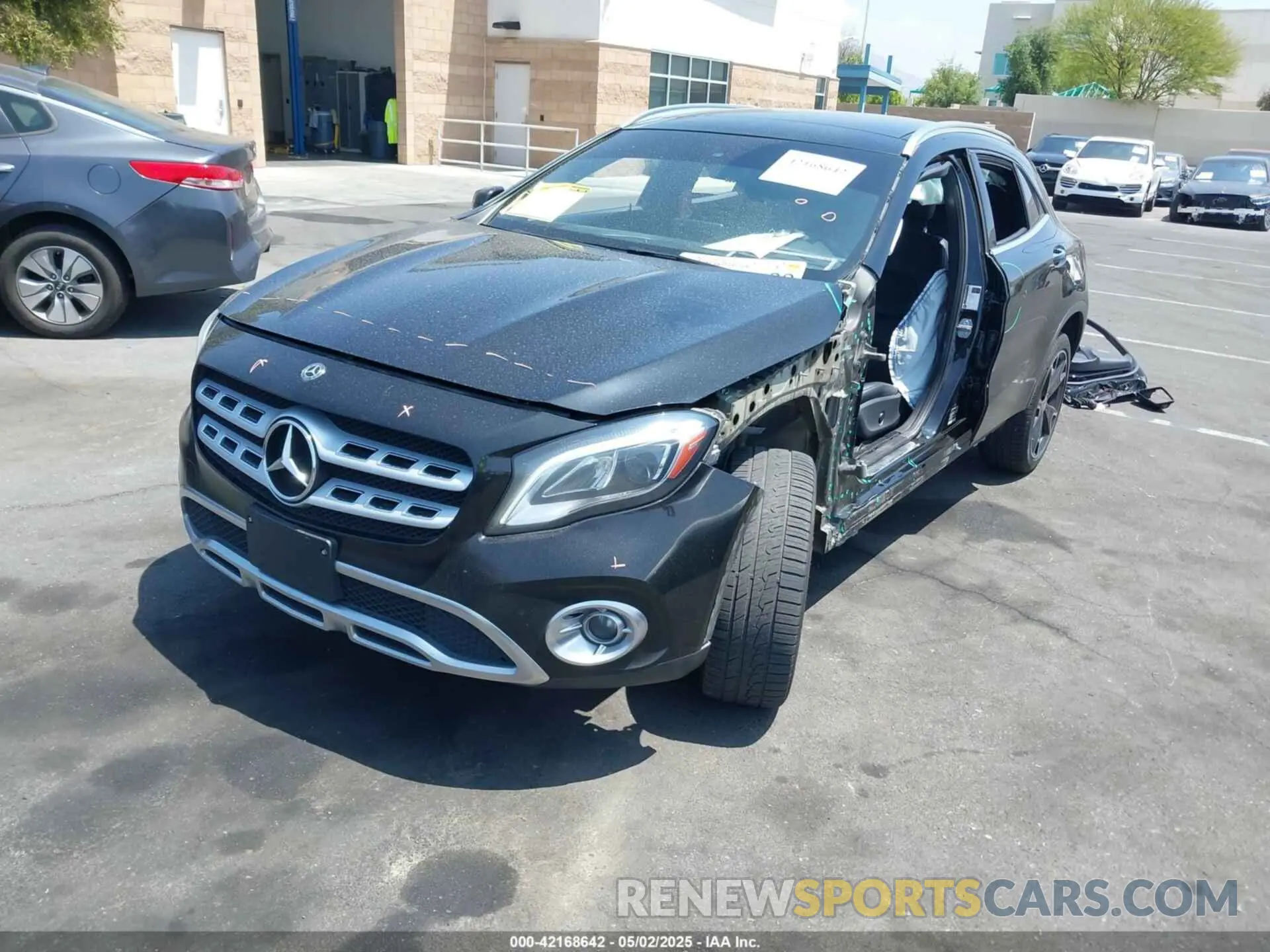2 Photograph of a damaged car WDCTG4EB5KU012256 MERCEDES-BENZ GLA 250 2019