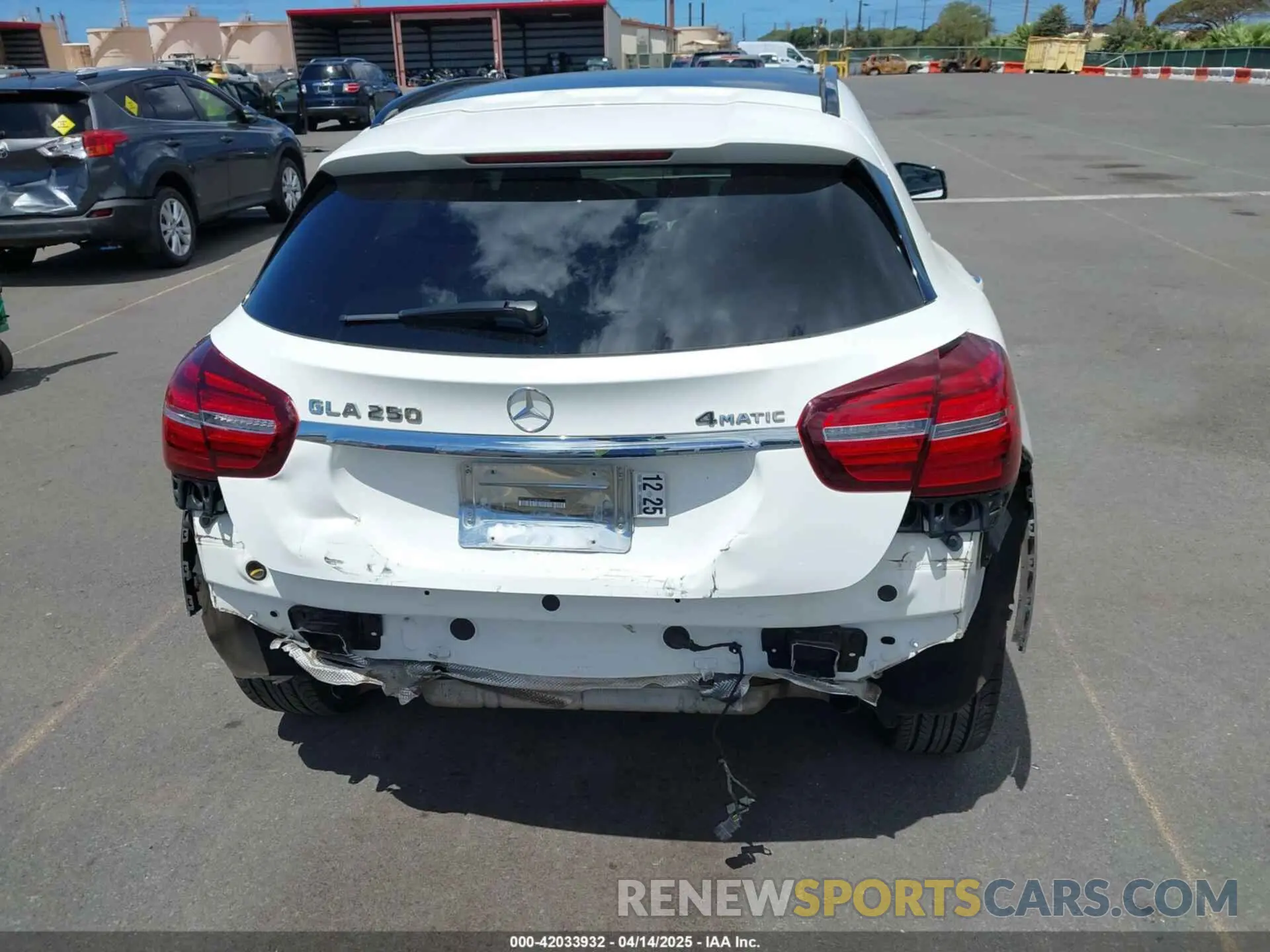 6 Photograph of a damaged car WDCTG4EB8KU003406 MERCEDES-BENZ GLA 250 2019